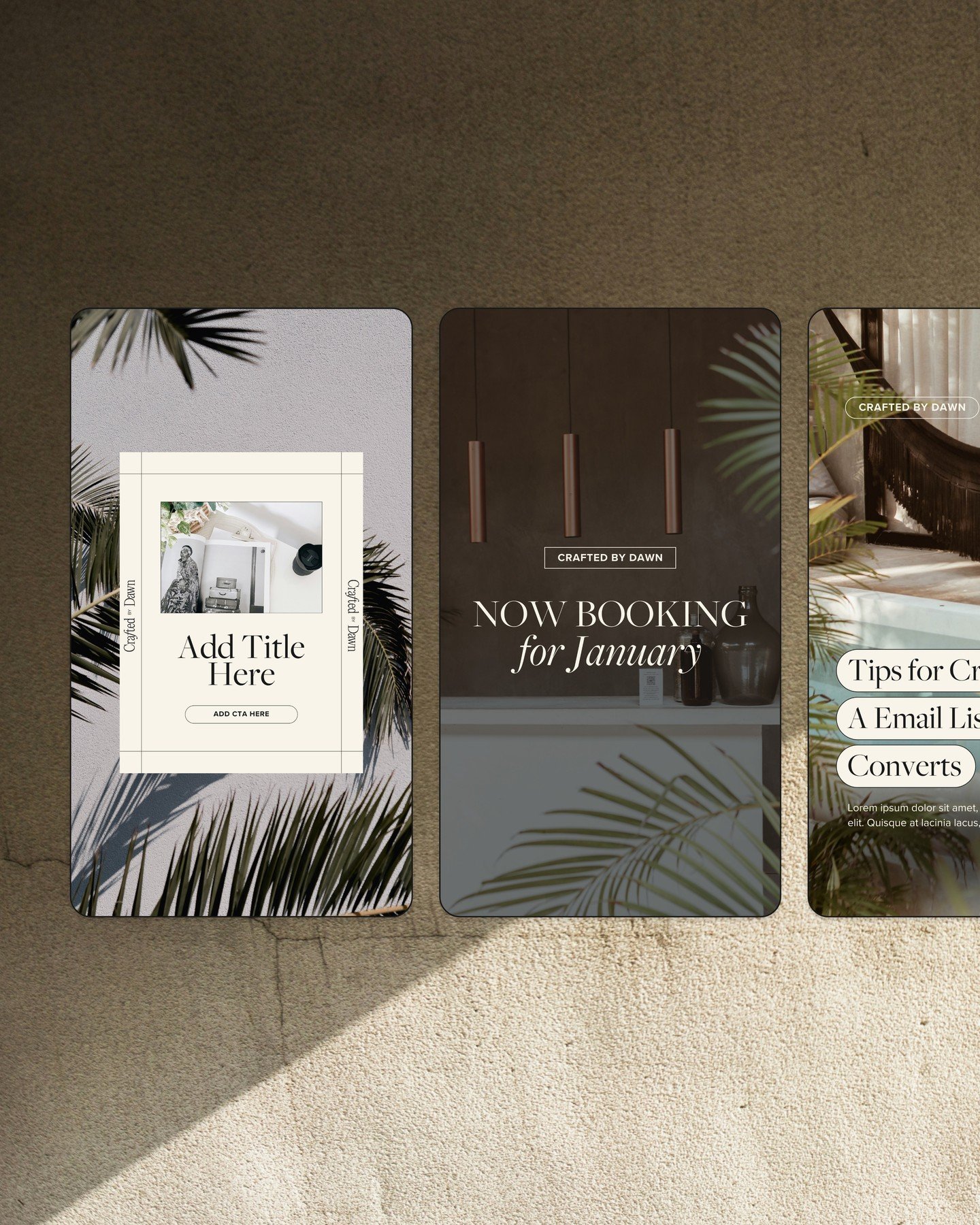 Social Templates created for Crafted by Dawn✨✍🏾