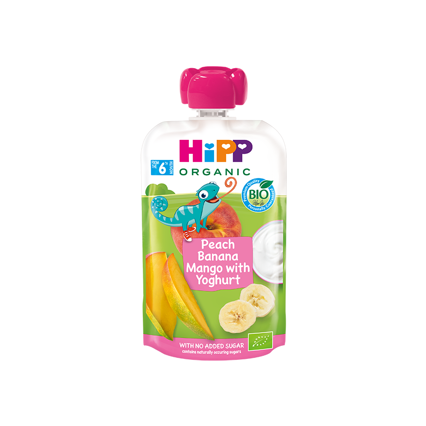 Pouch - Peach, Banana & Mango with Yoghurt - 100g