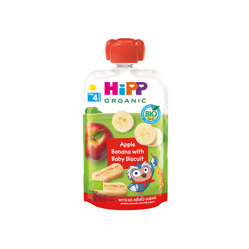 Pouch - Apple, Banana and Baby Biscuit - 100g