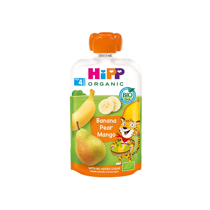 Pouch - Banana, Pear and Mango - 100g