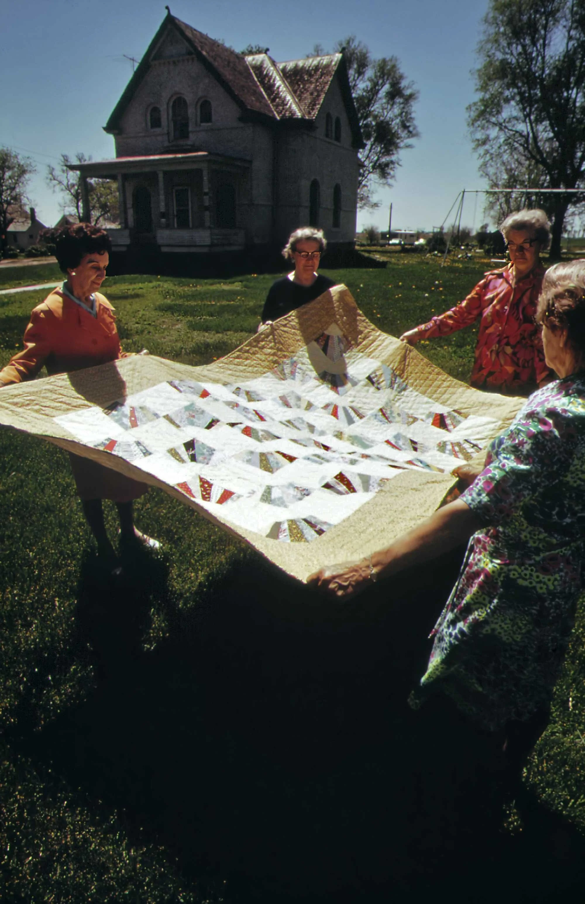 May 1973: Members of the Fairmont Golden Circle Club, Nebraska