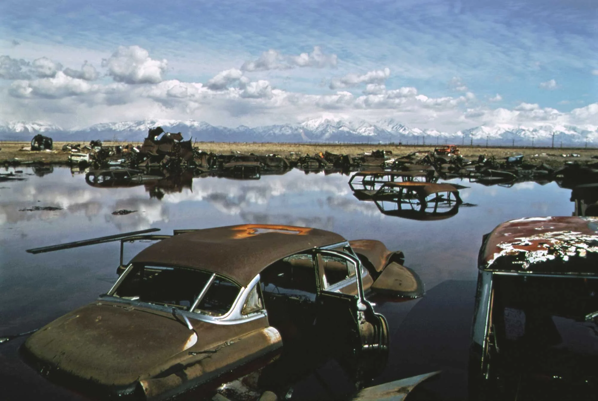 April 1974: Abandoned automobiles, Ogden, Utah
