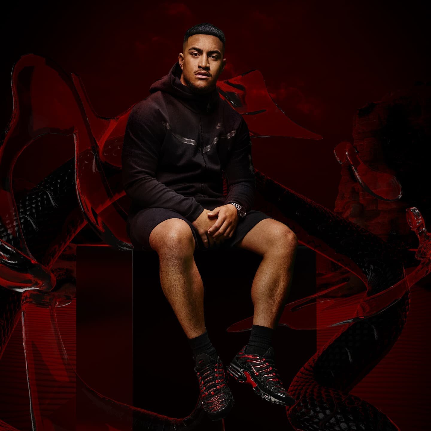 One of our favorite projects of 2021 @nike Tuned Red Bellied Blacks with @lisi4300 for @footlocker_au. 
 
It was amazing to work with this superteam of creatives! 

Campaign Concept, Creative Direction and Graphic Design by @spacebetween_

3D animati