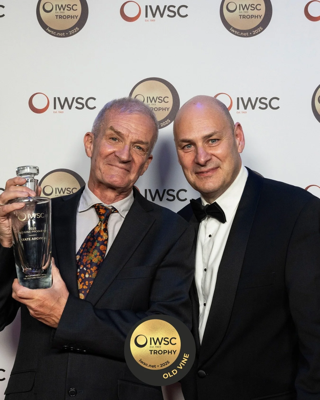 On behalf of The Old Vine Conference community, congratulations to @estate_argyros for winning the IWSC Old Vine Trophy. 🏆🌿

@theiwsc &lsquo;s Old Vine Trophy celebrates producers working to preserve and protect heritage vineyards, recognising that