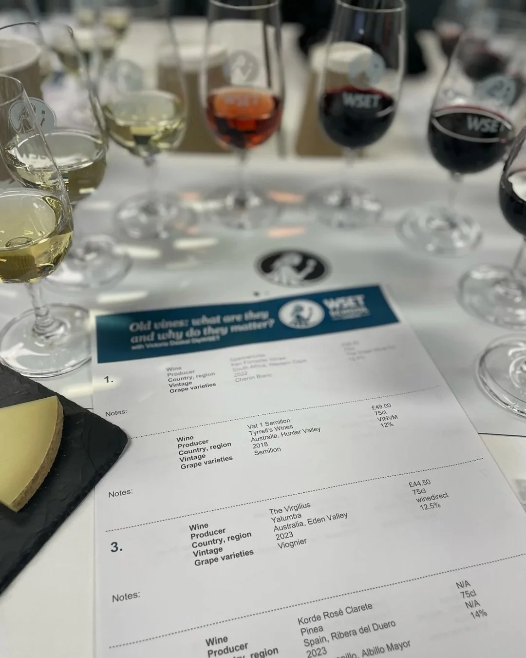 Earlier this week, we held an insightful old-vine masterclass at the WSET School London, led by Victoria Daskal DipWSET. It explored the history, importance, and myths surrounding old vines. 🌿🍷

She guided 26 attendees through a global tasting whil