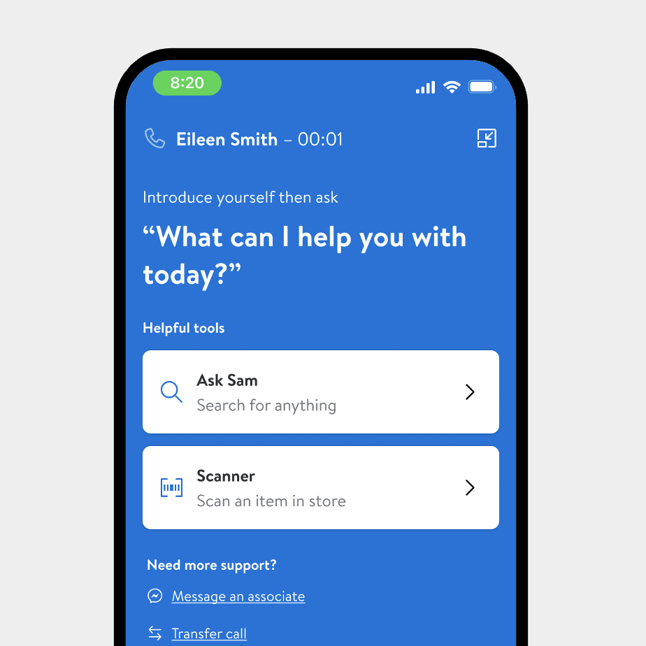 Walmart - Customer Calling