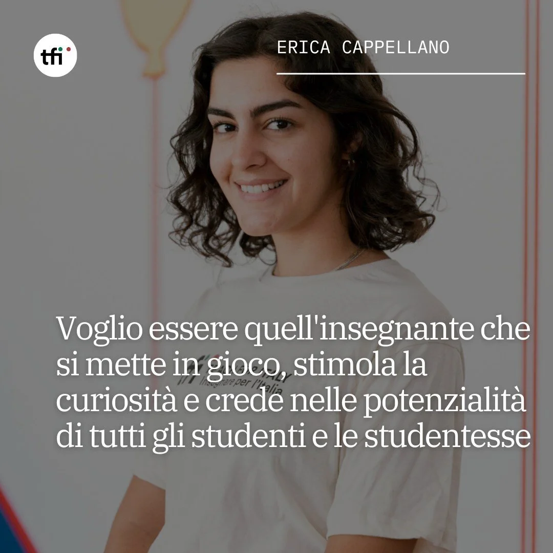Laureata in Lingua e Cultura Italiane per Stranieri all&rsquo;Universit&agrave; di Bologna, Erica vede nello scambio reciproco, nella scoperta dell&rsquo;altro e nell&rsquo;ascolto attivo il filo conduttore delle sue esperienze, per questo motivo si 