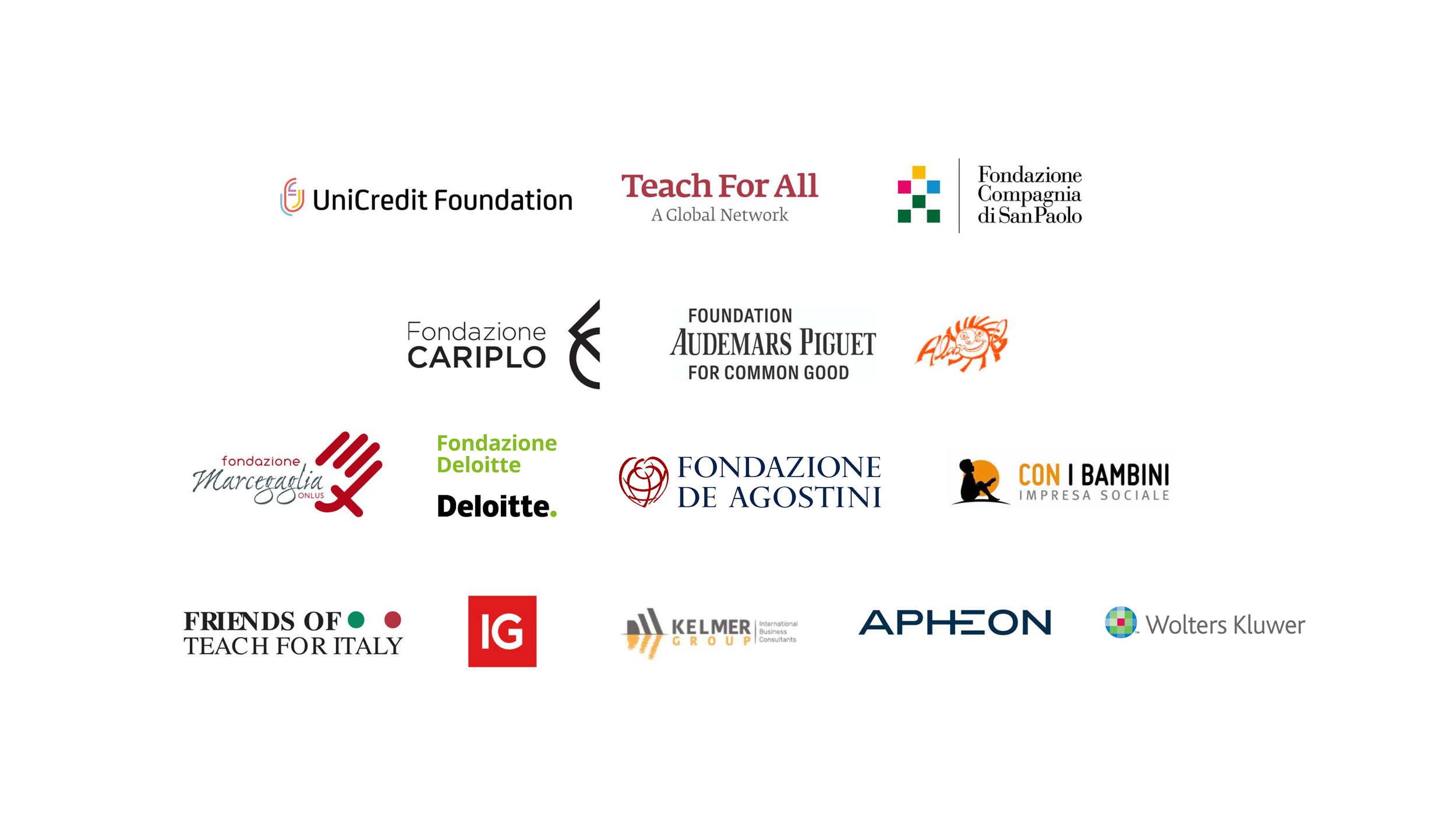 Donatori Teach For Italy