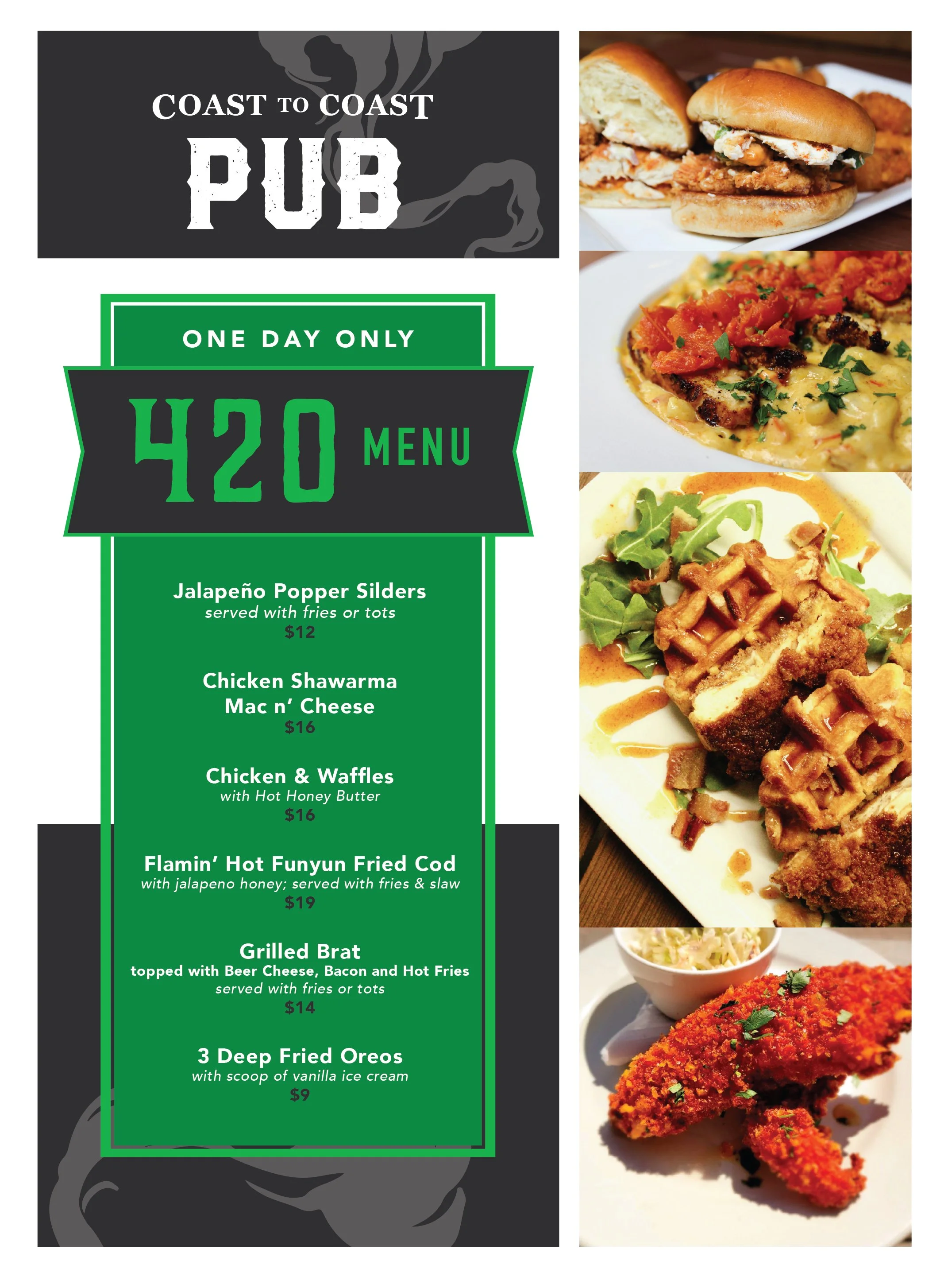 420 MENU — Martin City Brewing Company