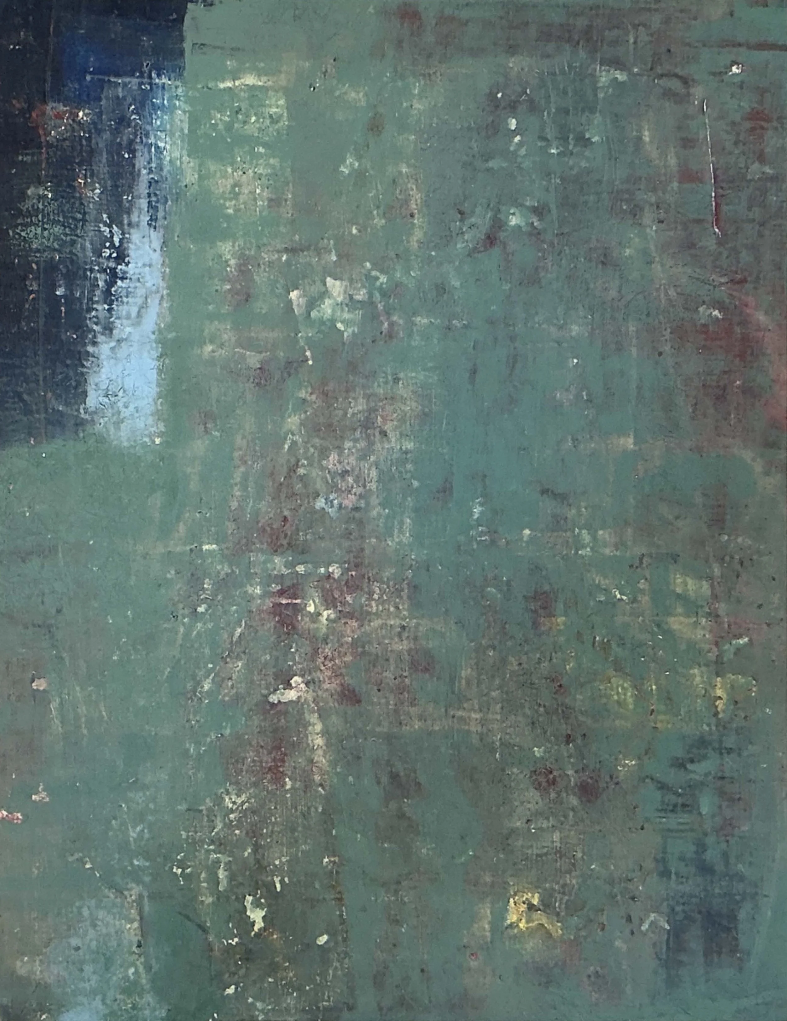 Underneath 3.5, 2020;
From the series Underneath;
cold wax, oil on paper, mounted on board;
19.63”  x 15.31”;
UND-20-004;
$1,200