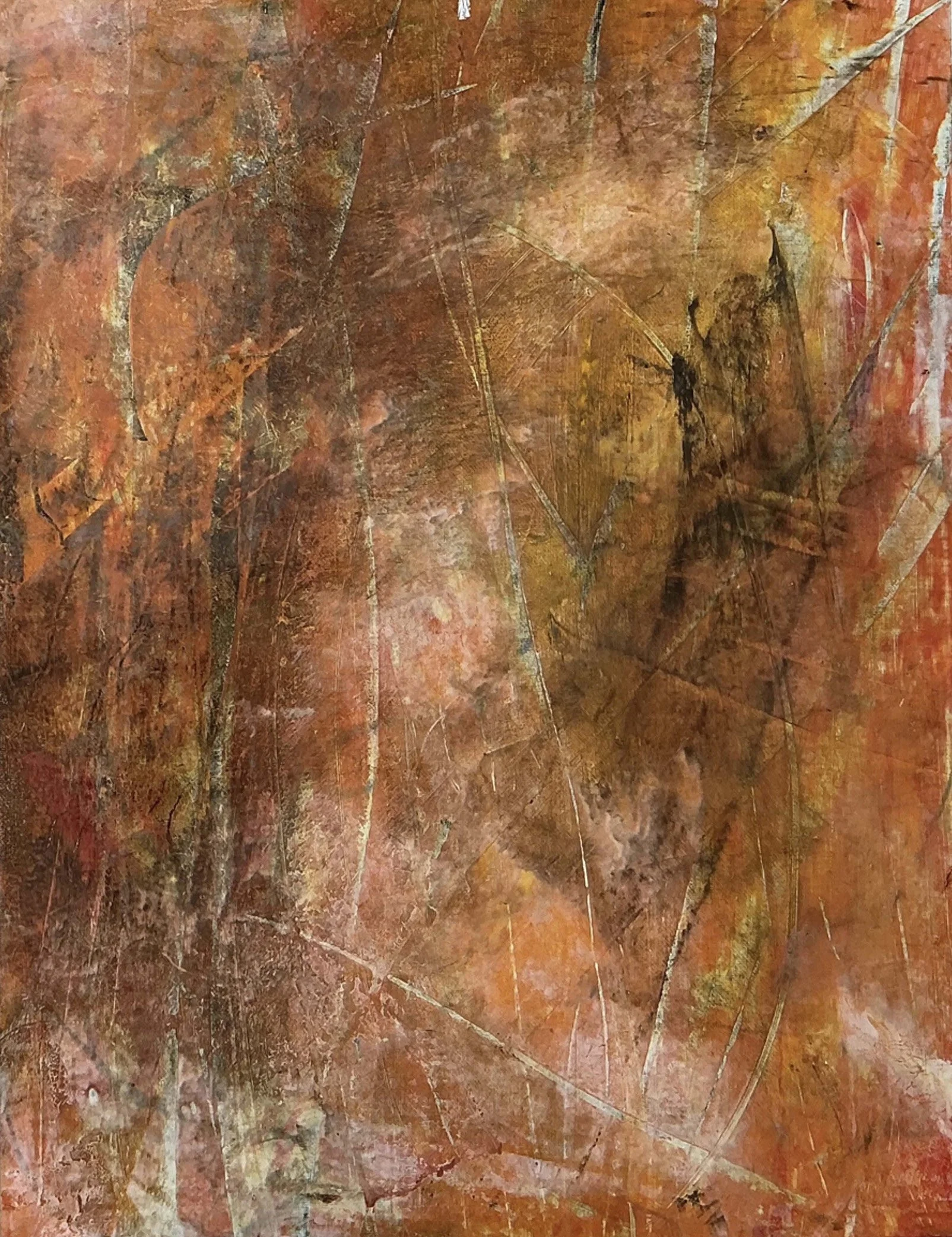 Untitled, 2020;
cold wax, oil on paper;
19.31” x 15”;
CWS-20-009;
$1,200