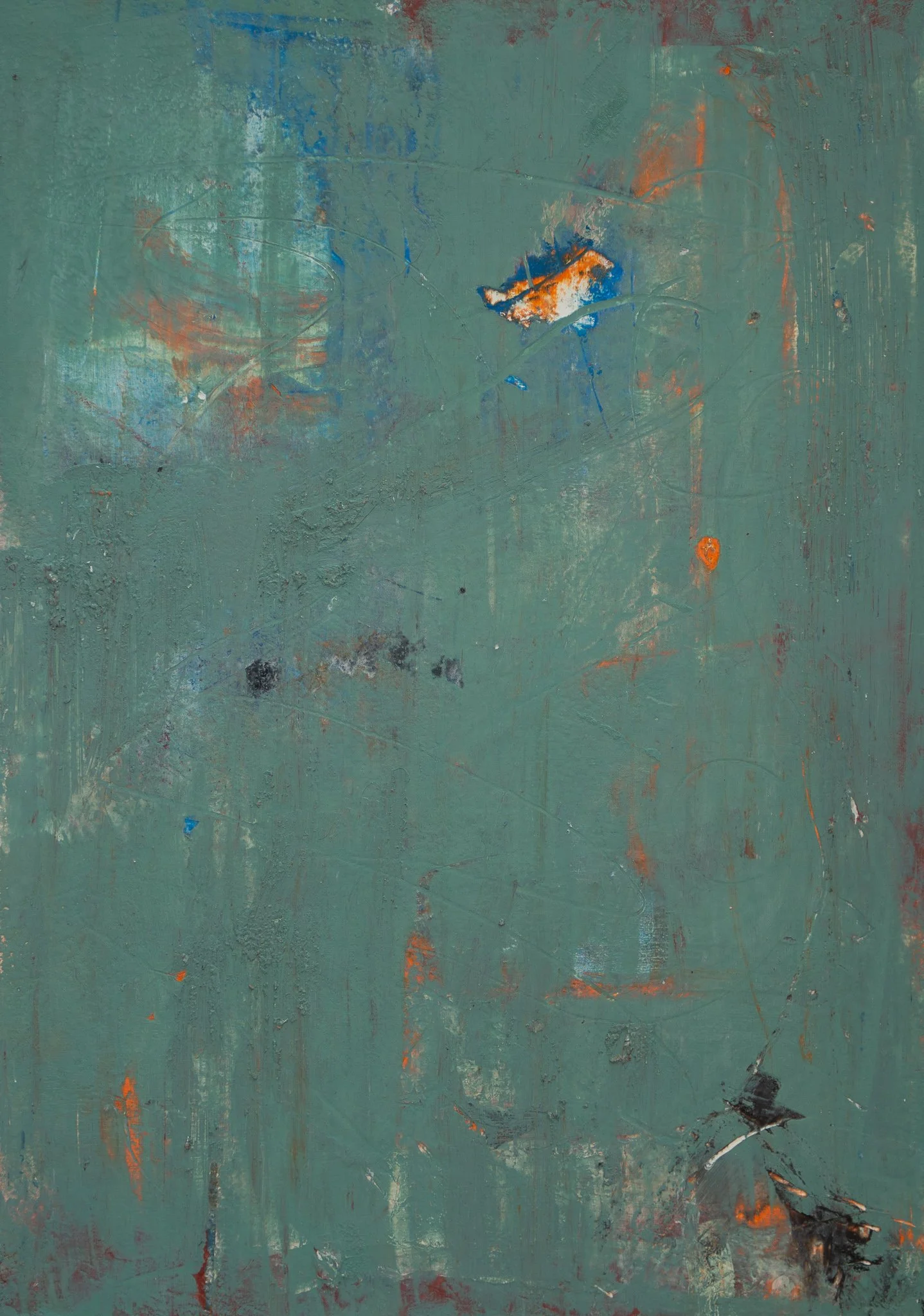 Underneath 3, 2020;
From the series Underneath;
cold wax, oil on paper, mounted on board;
13.31” x 9.25”;
UND-20-003;
$650