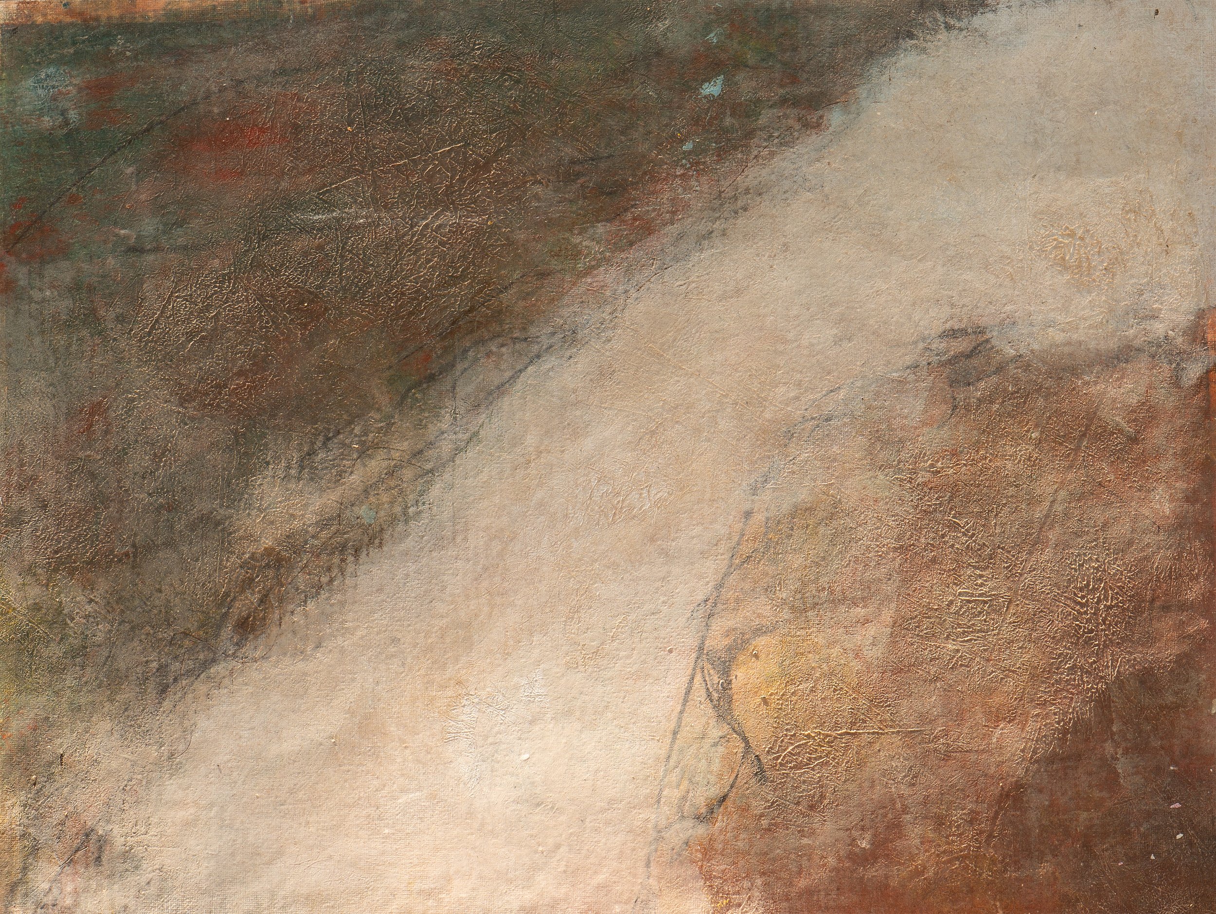 Rip Current, 2023;
From the Series Bon Secour Bay;
cold wax, oil, pastel on paper, 
mounted on board;
14.75 x 18.75”;
BSB-23-006;
$1,200