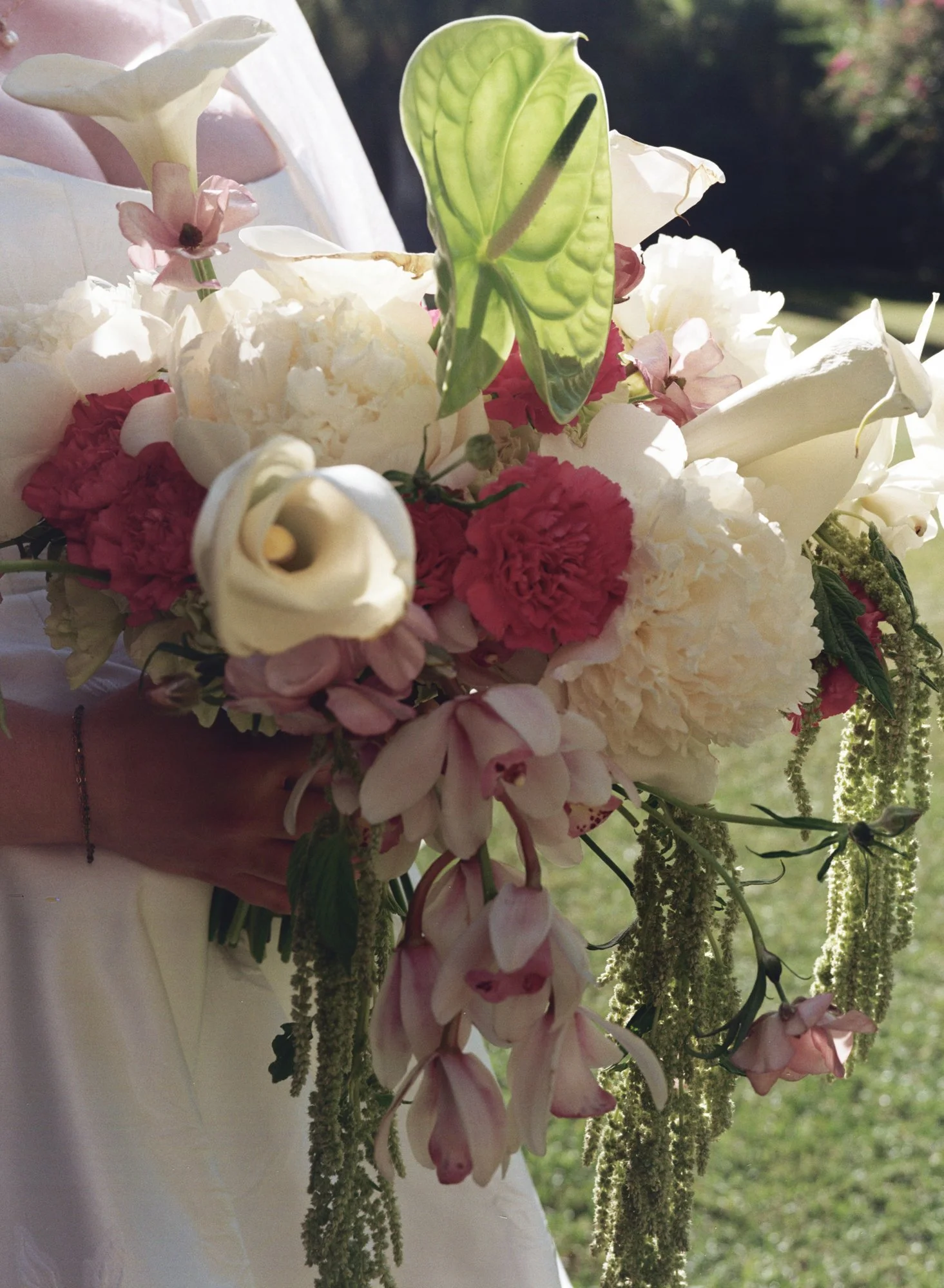 120mm Medium Format Film - Elopement Bouquet in Palm Springs - Casa De Monte Vista - Mariela Campbell Photography