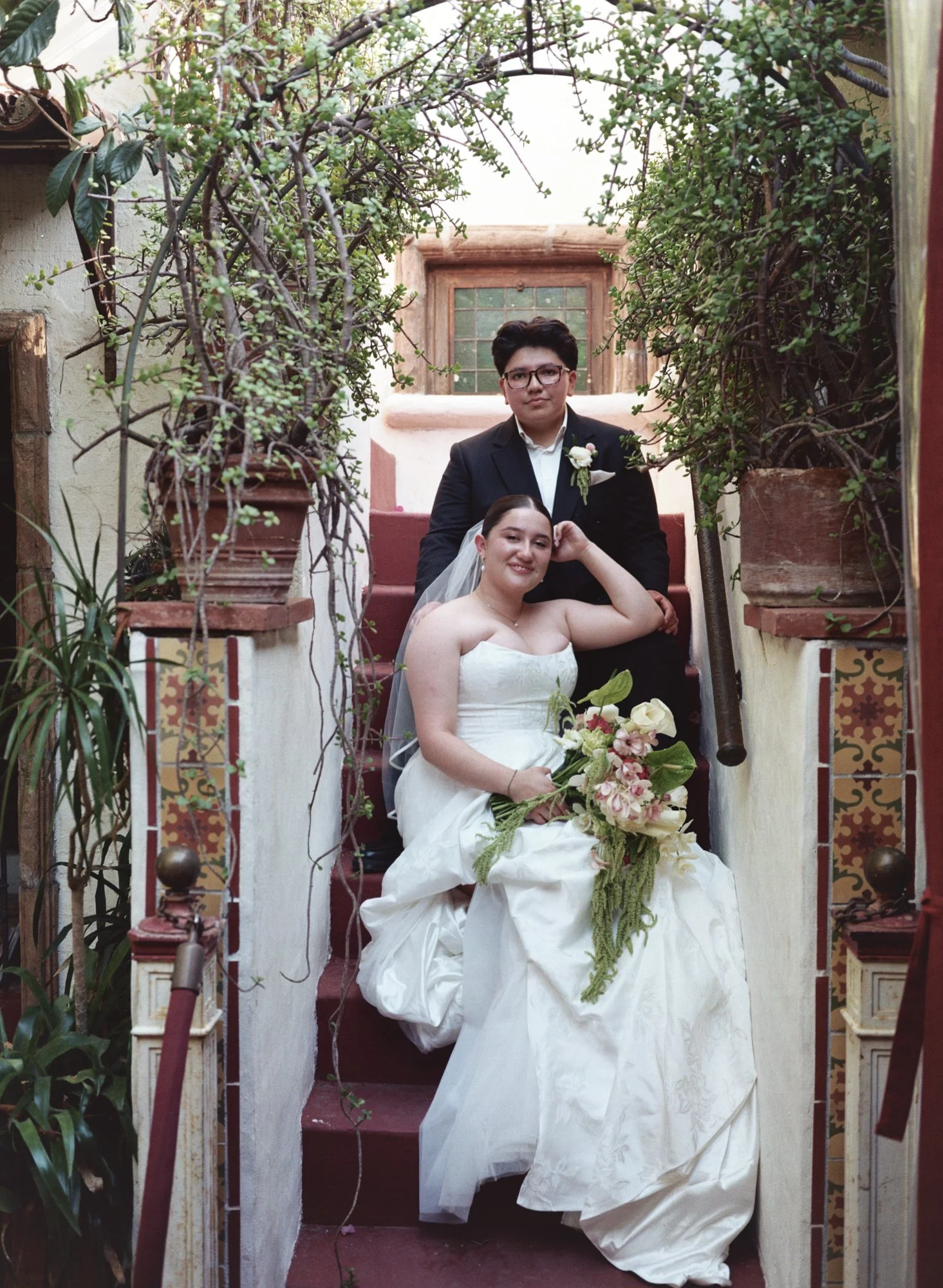 Palm Springs Elopement Portraits + Medium Format Photographer- Mariela Campbell Photography