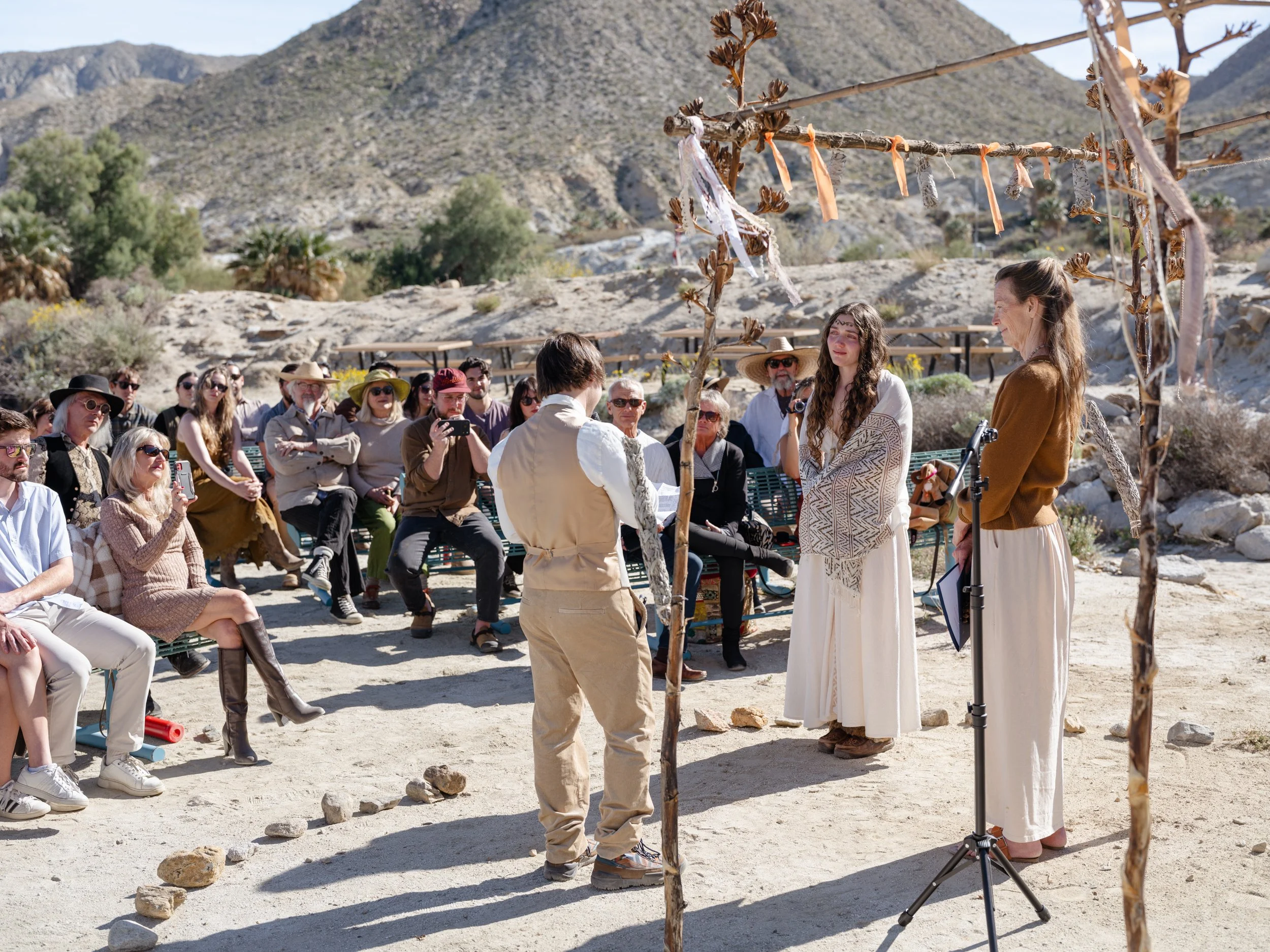 Anza Borrego Desert State Park - Destination Micro Wedding Ceremony-Mariela Campbell Photography