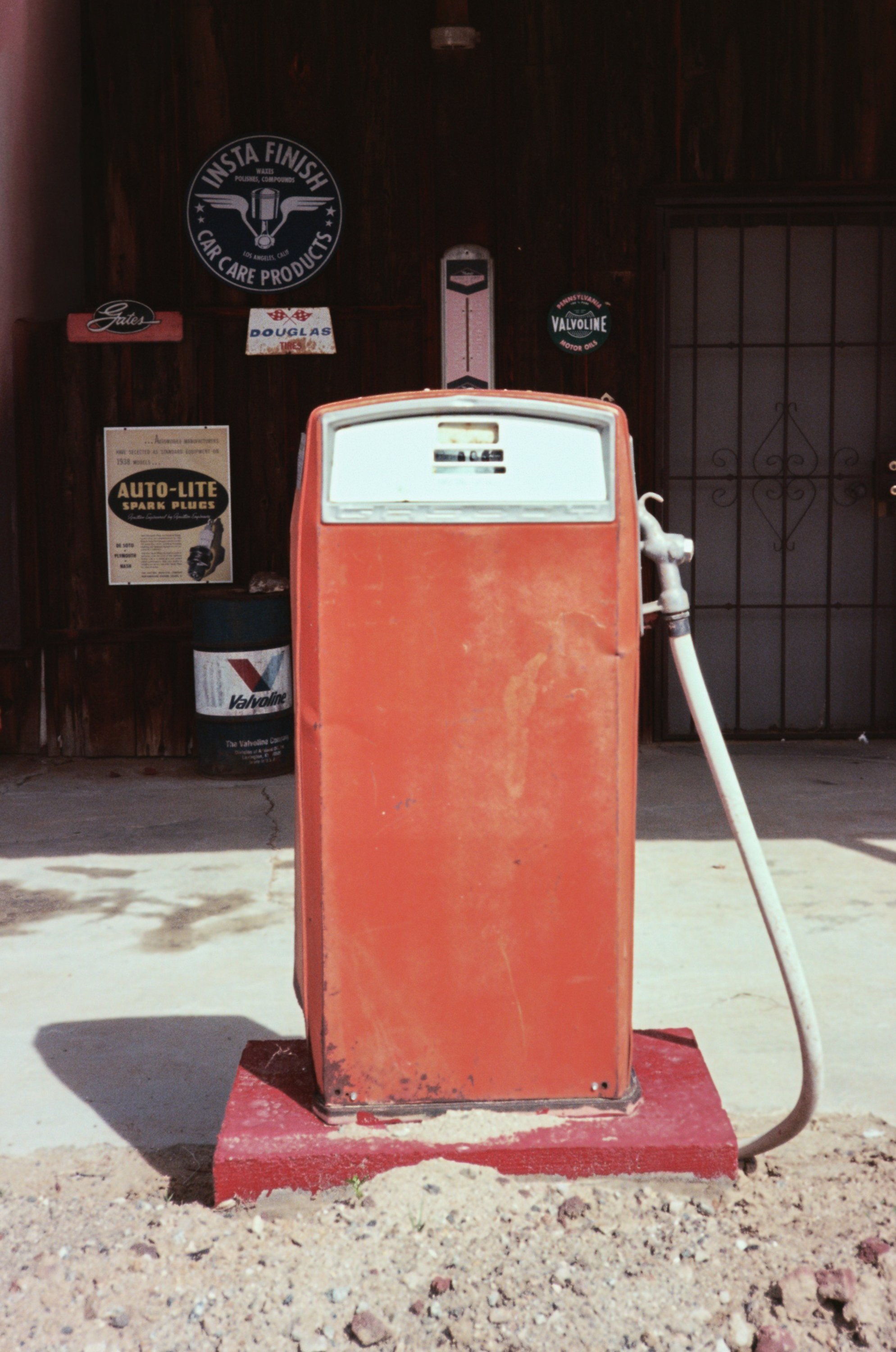 old gas pump - 35mm