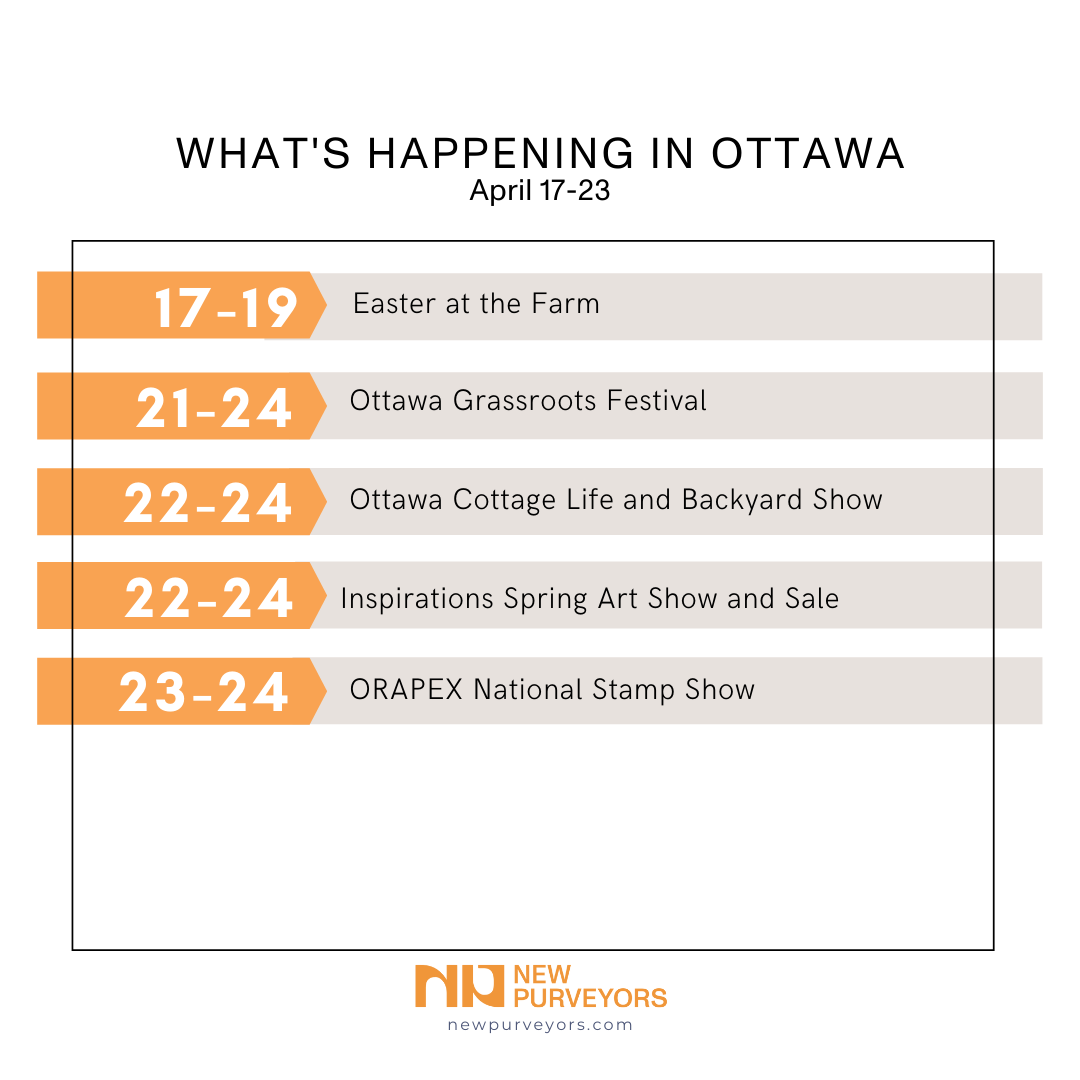 What’s happening in Ottawa? April 17-23