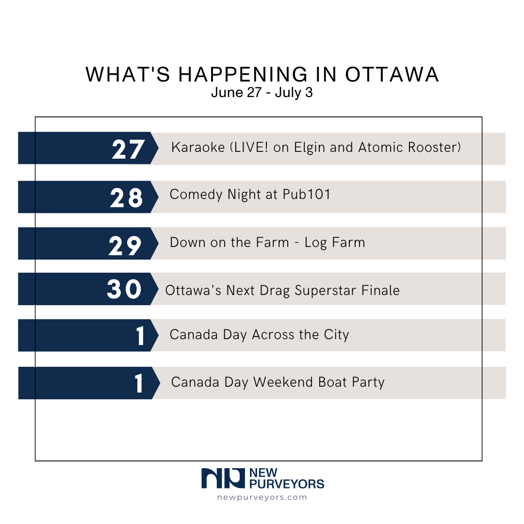What’s Happening in Ottawa June 27 - July 3?
