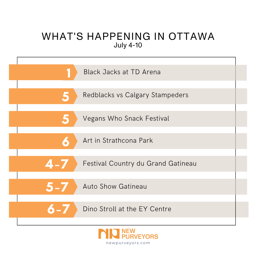 What’s happening in Ottawa? August 1-7