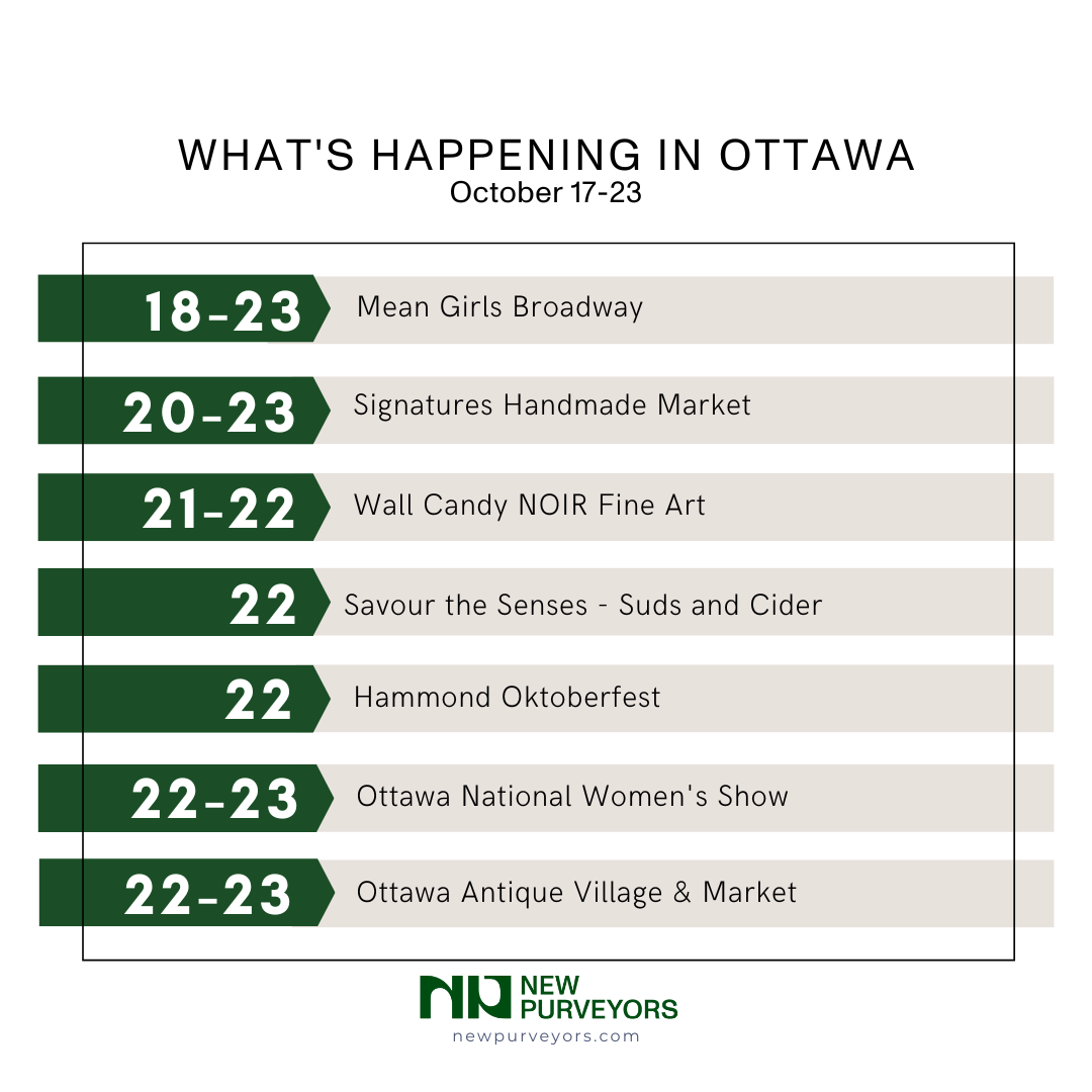 What’s happening in Ottawa? October 17-23
