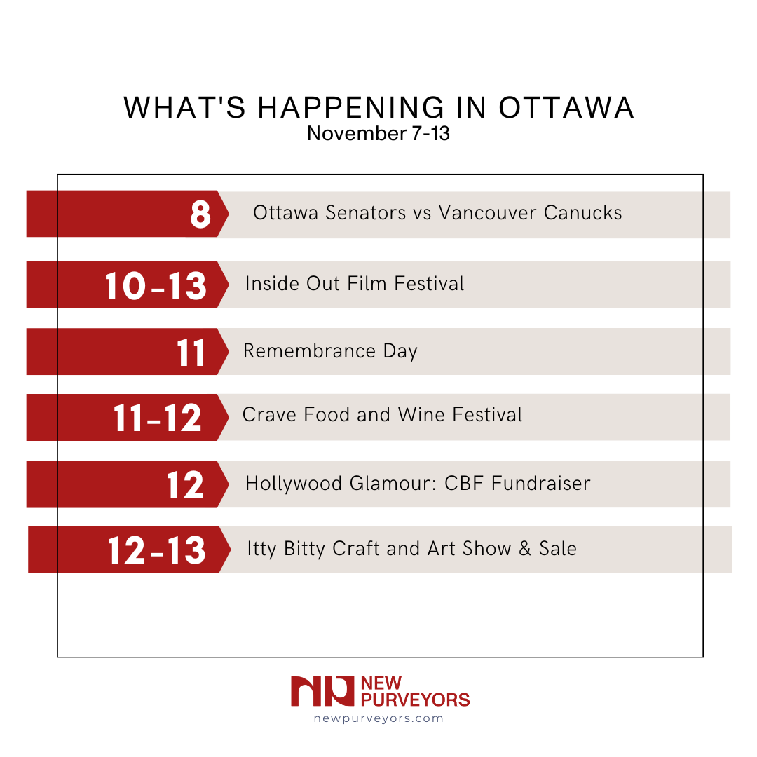 What’s Happening in Ottawa? November 7-13