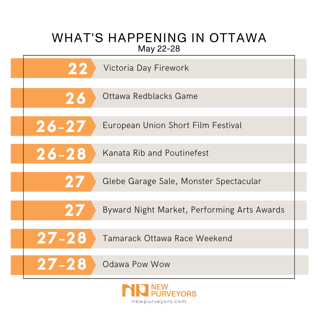 What’s Happening in Ottawa? May 22-28