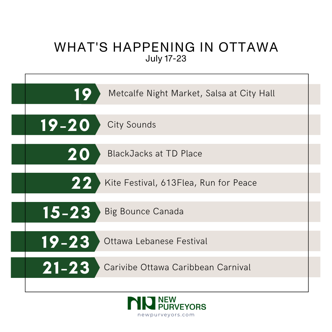 What’s Happening in Ottawa? July 17-23