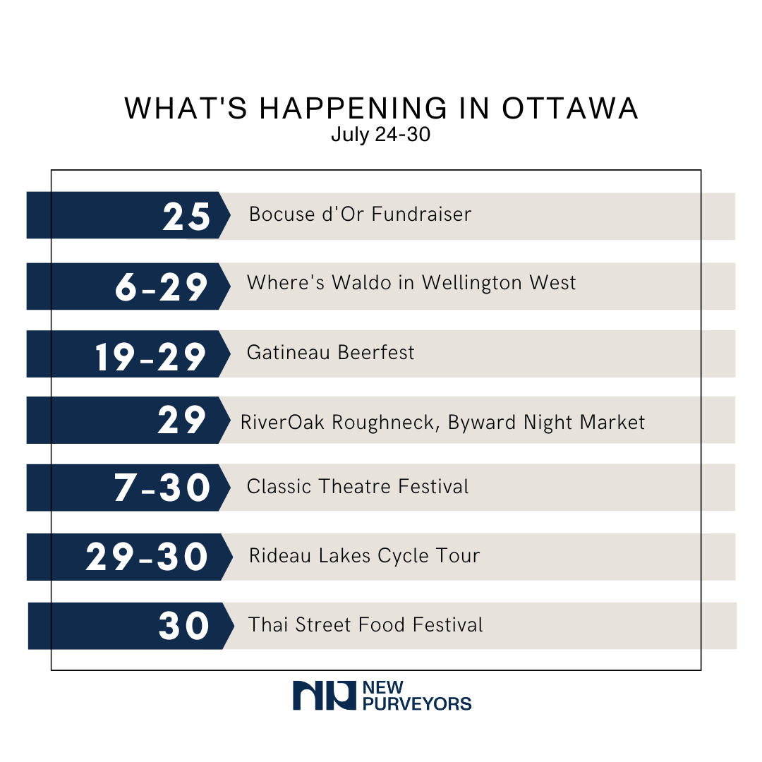 What’s Happening in Ottawa? July 24-30