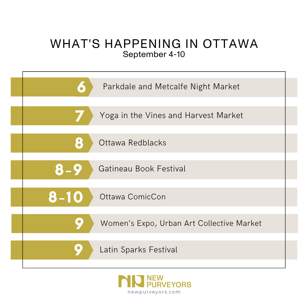 What’s Happening in Ottawa? September 4-10