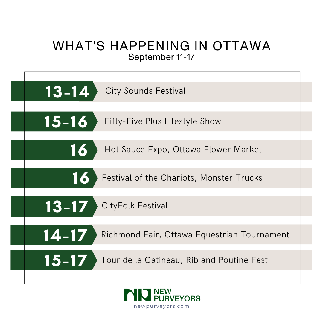 What’s Happening in Ottawa? September 11-17