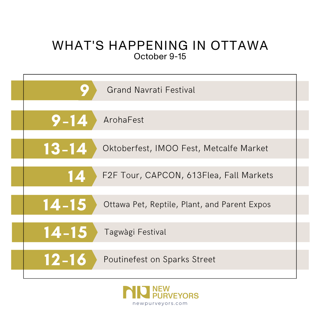 What’s Happening in Ottawa? October 9-15