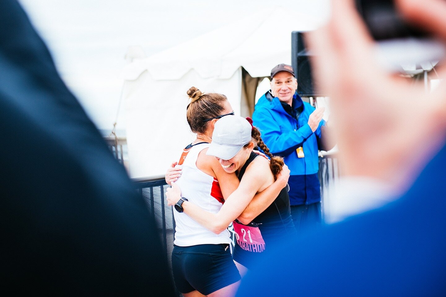 Finish line hugs are the best hugs. Let's cross it together this Fall. Click the link in our bio to secure your spot in October.