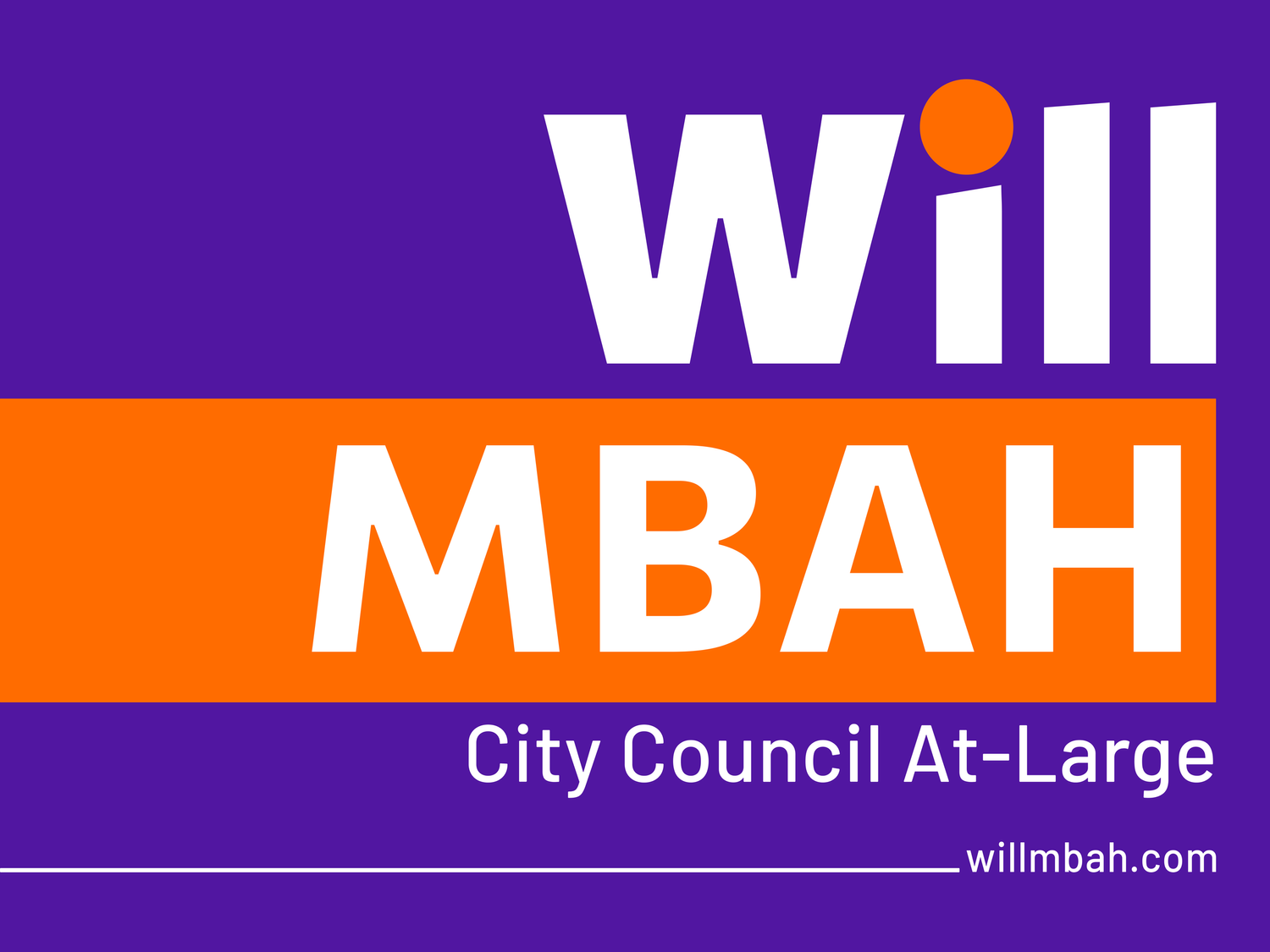 Will Mbah for Somerville Councilor At-Large