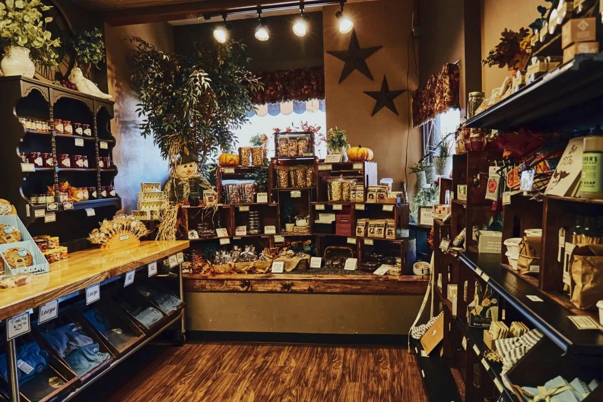 inside the market with food and coffee in downtown as vintage and healthy for lots of choices of meals in rustic commercial environment having drinks and groceries eating inside so beautiful by torsten glaenzel photography