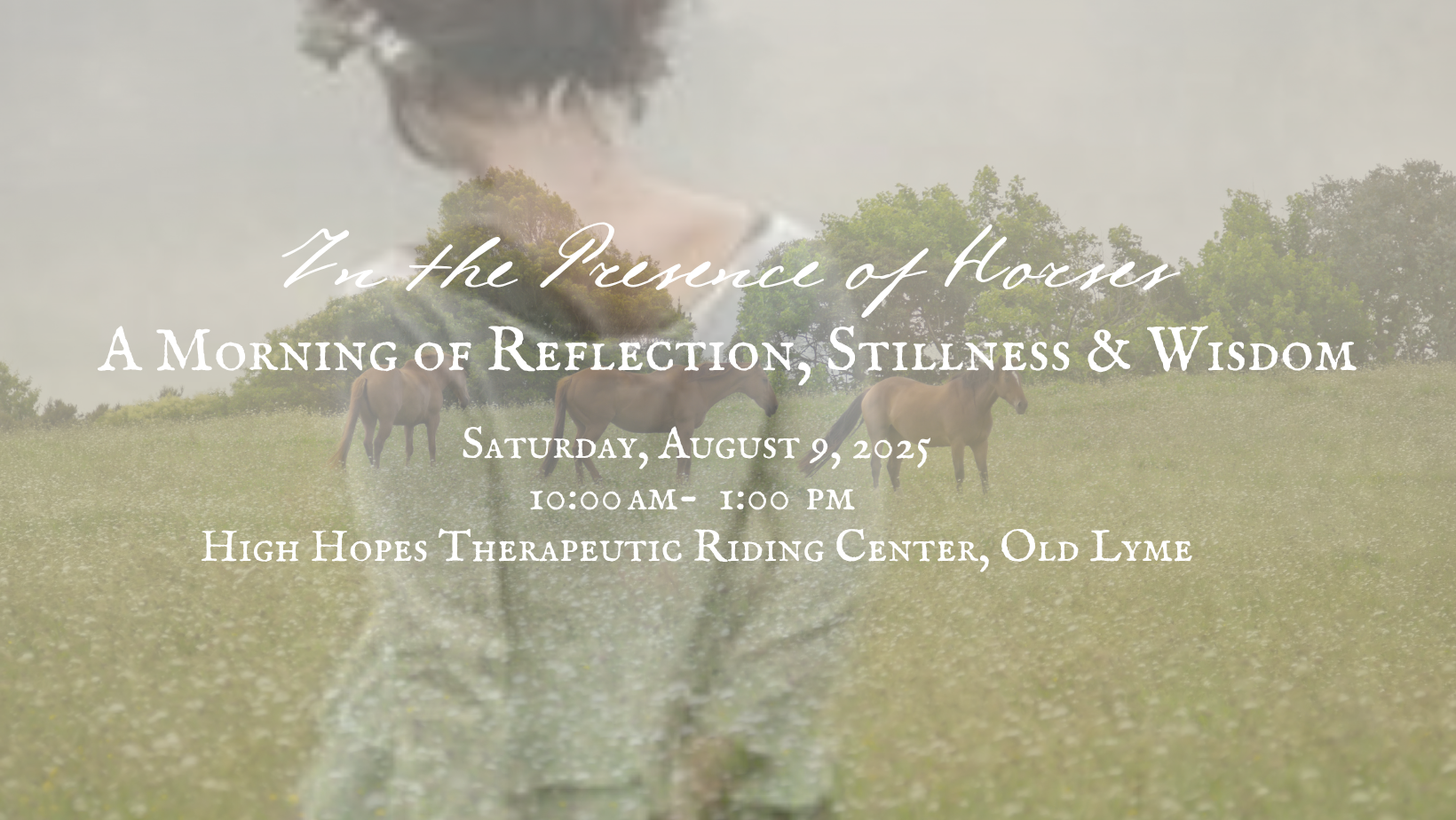 In the Presence of Horses: A Morning of Reflection, Stillness & Wisdom