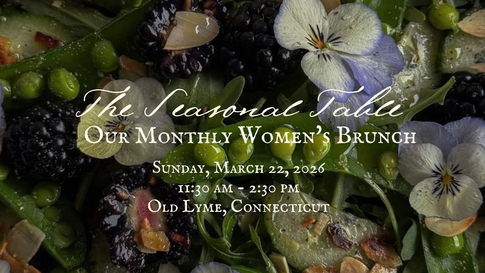 The Seasonal Table: A Monthly Women's Brunch