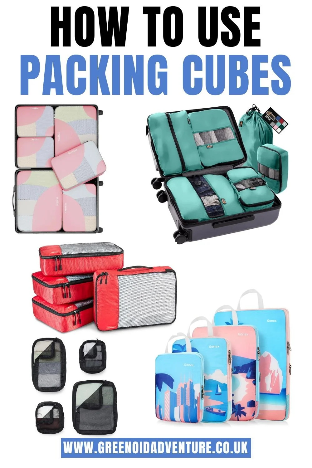 HOW TO USE PACKING CUBES FOR TRAVEL — Greenoid Adventure