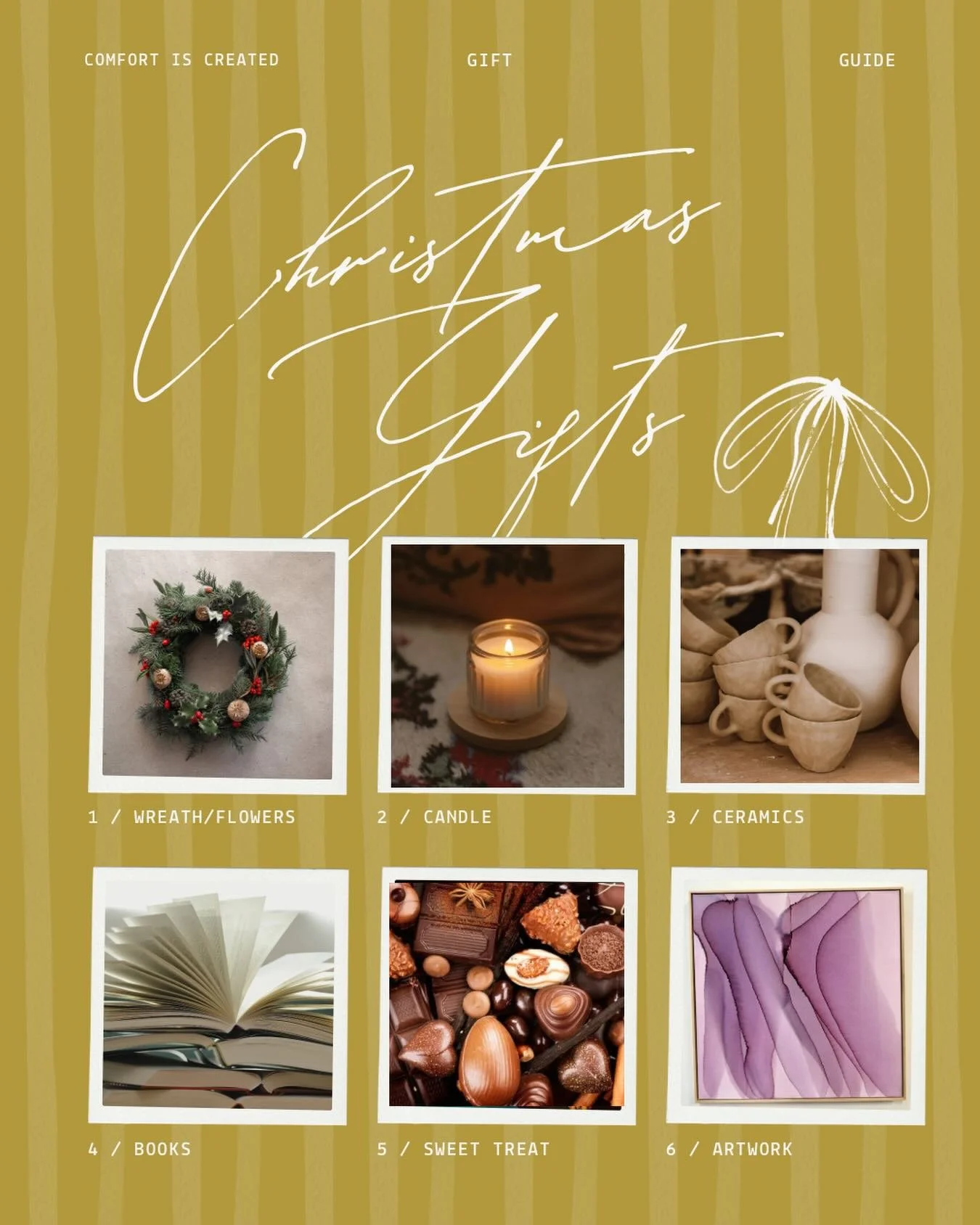 Comfort is created in the little things.

This year&rsquo;s gift guide is all about simple, meaningful ways to show someone you care - gifts with a story, a maker, and a little bit of soul. ✨

From a thrifted book that feels like fate&hellip; to pott