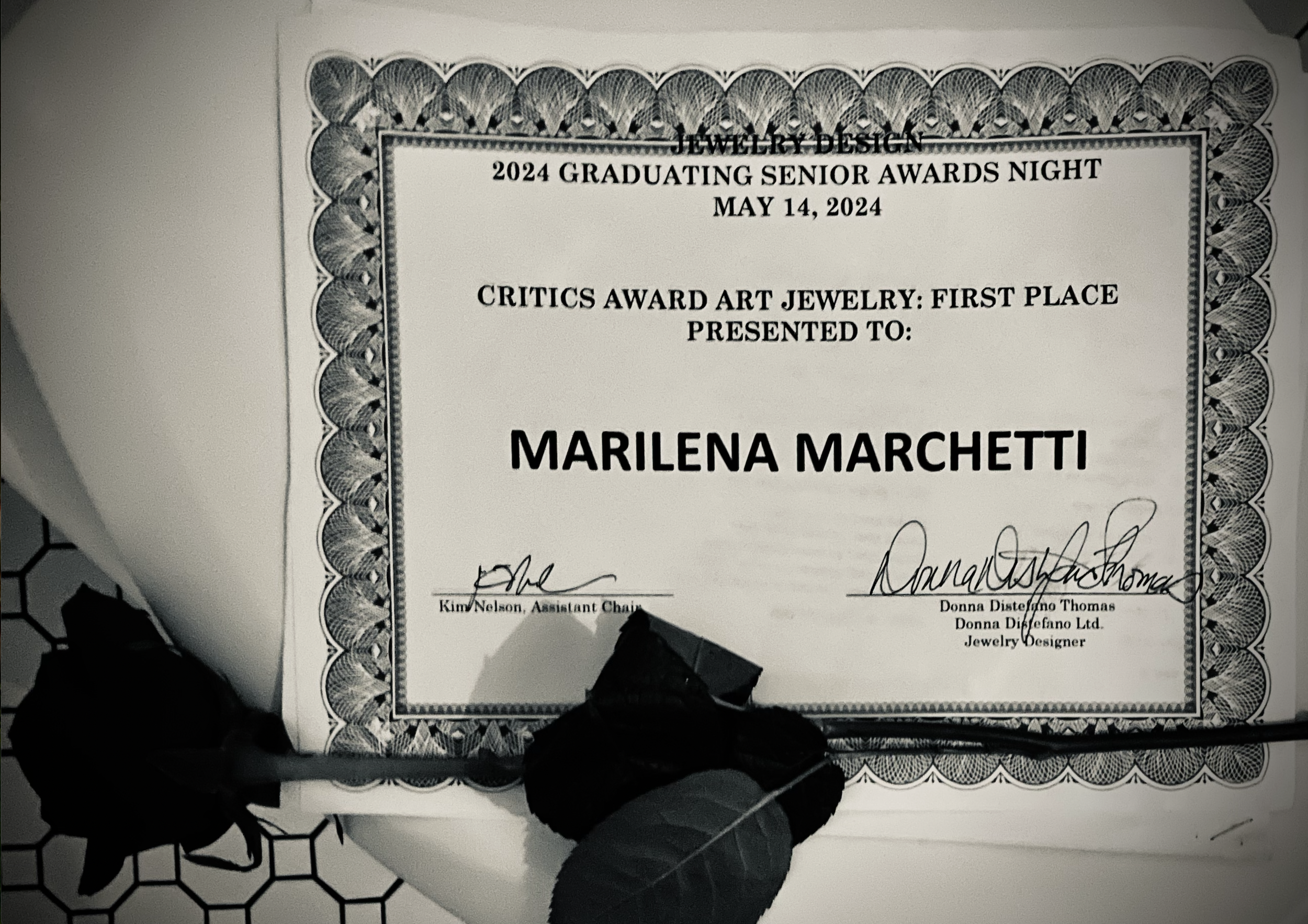 2024 Fashion Institute of Technology, NYC, Best Art Jewelry Award Winner