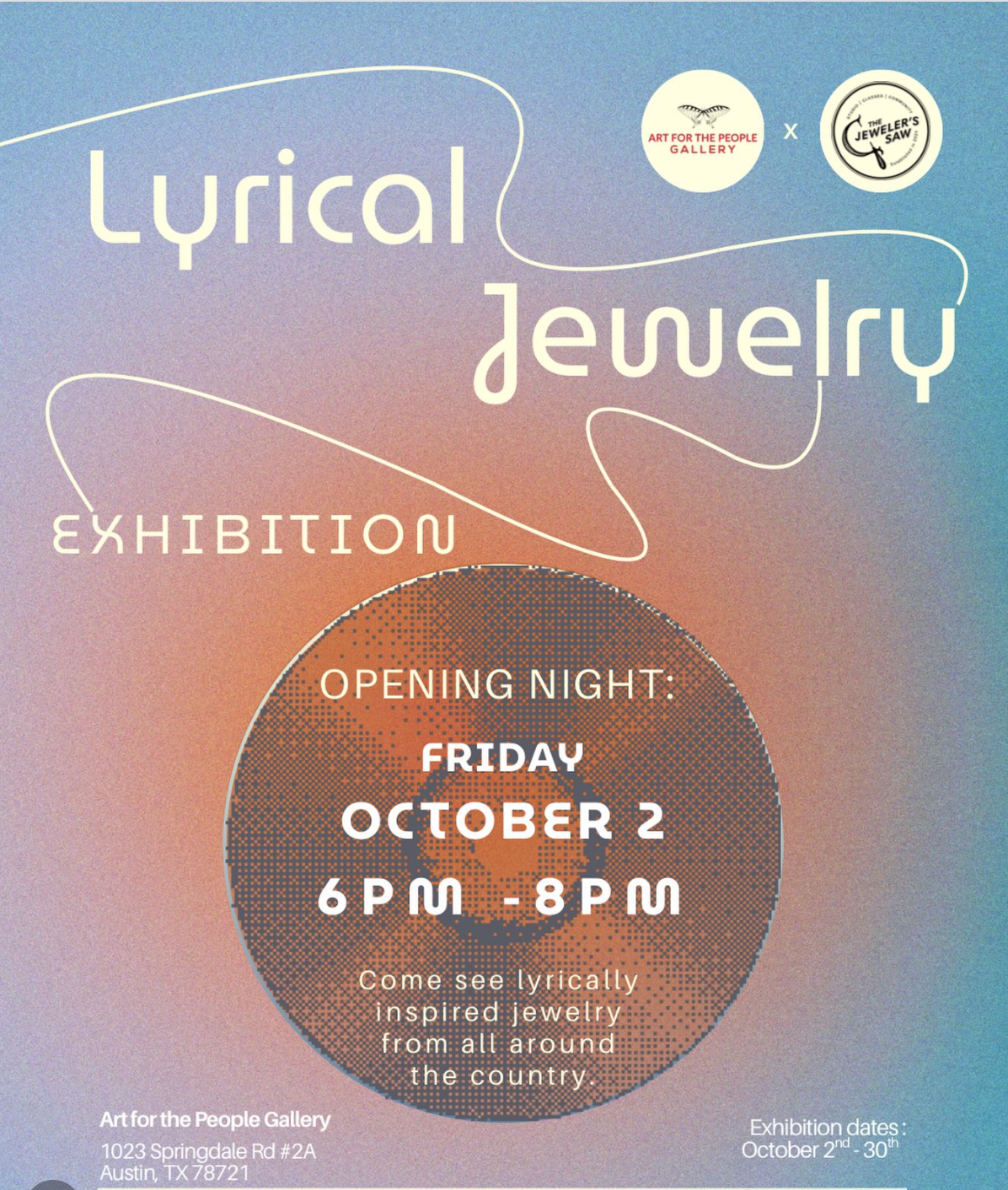 Featured Artist in Lyrical Jewelry Exhibit
