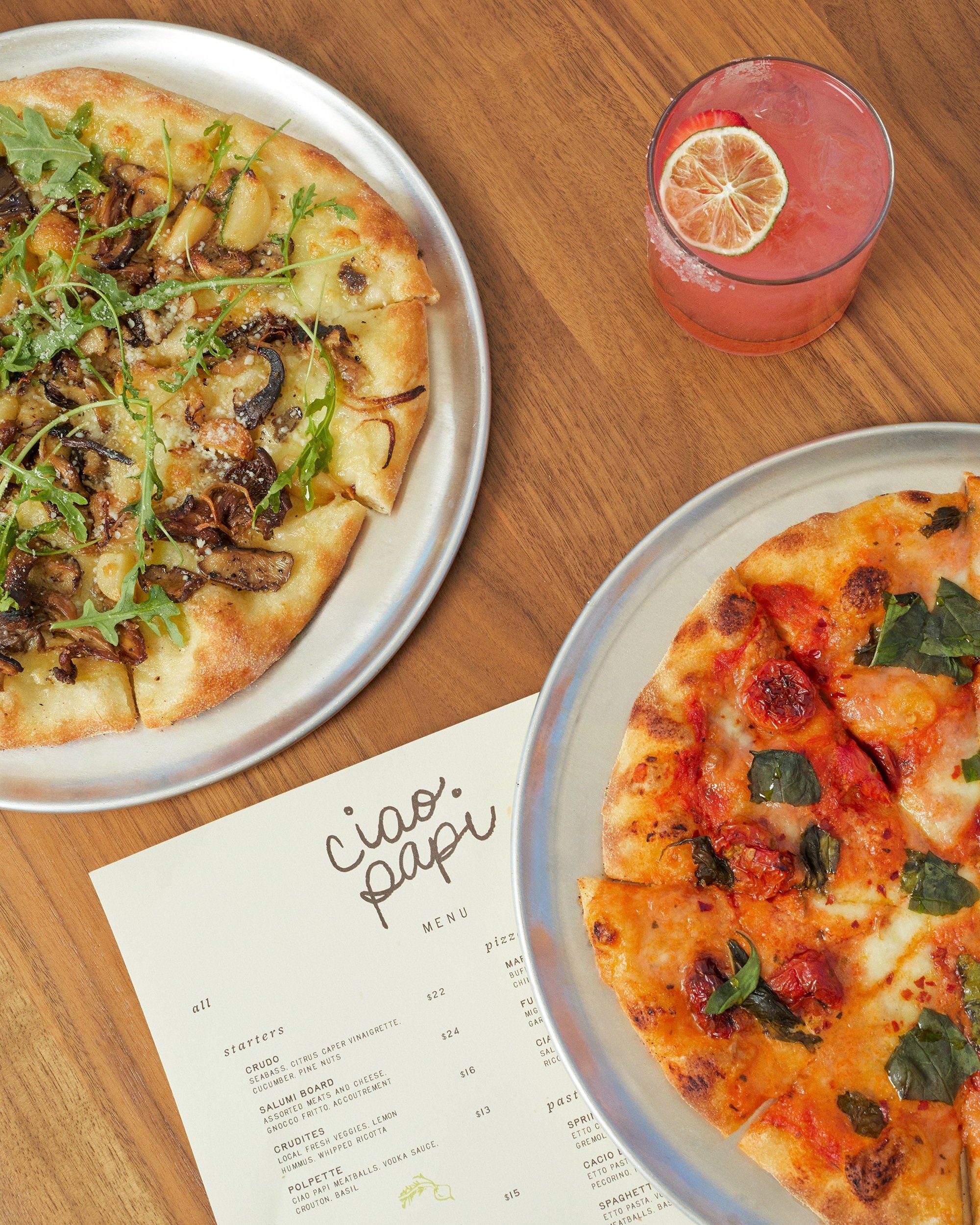 Signature Pizzas at Ciao Papi