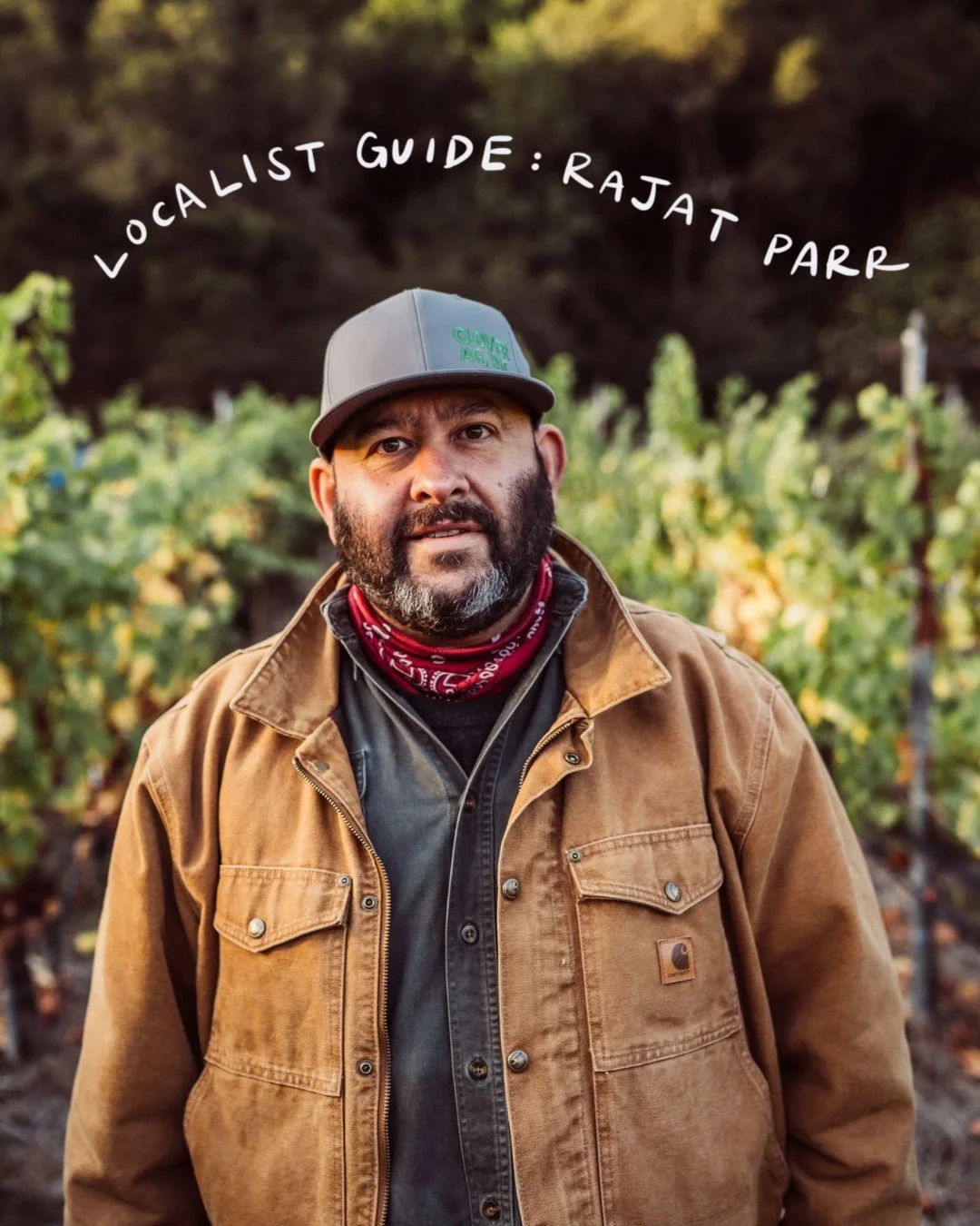 LOCALIST GUIDE 05 〰️ RAJAT PARR
Occupation: Sommelier, Author, Winemaker
📍 Locale: Cambria, California
In 2020, world-renowned sommelier and author Rajat Parr relocated to the Central Coast to do what our corner of California does best &mdash