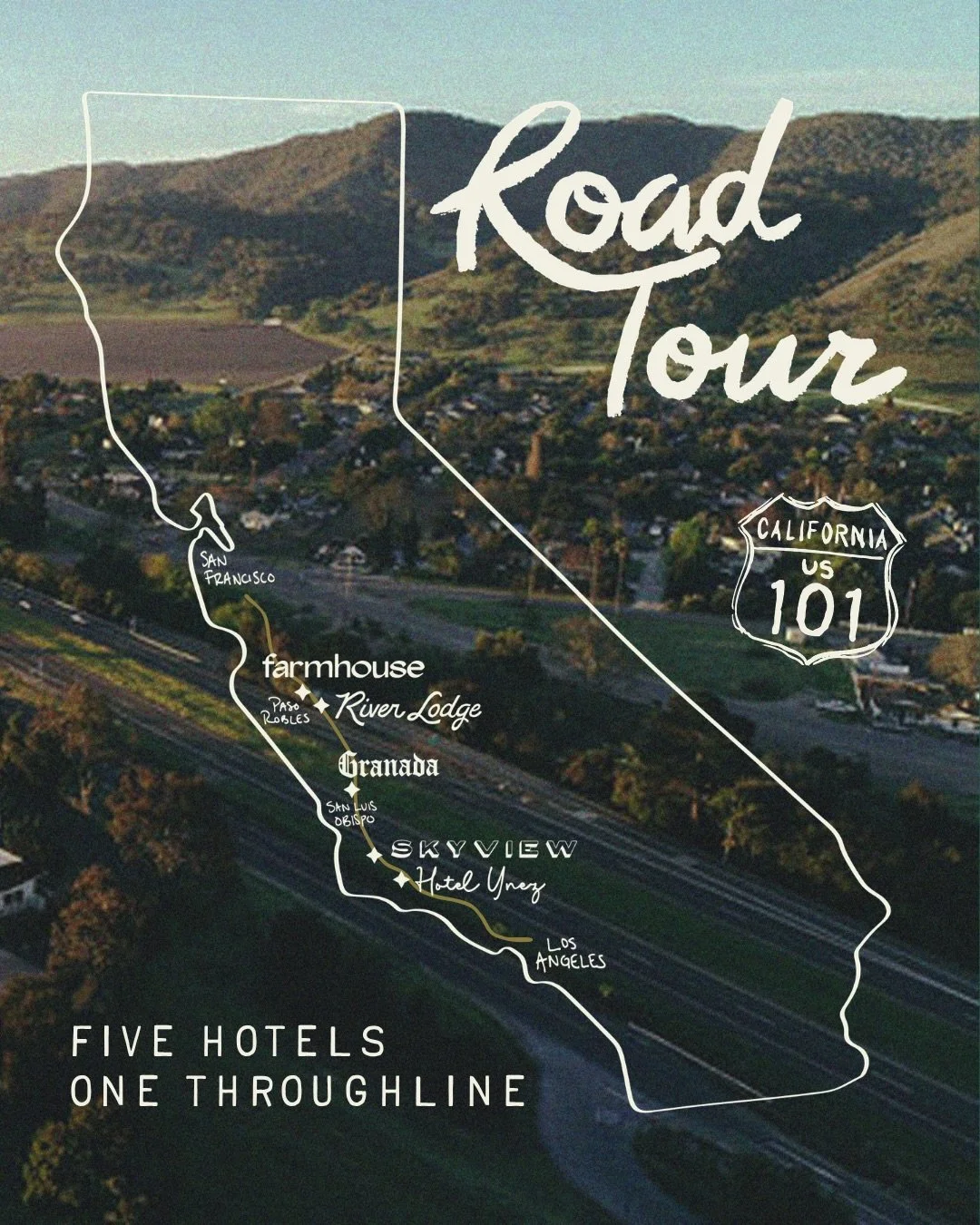 This year, we&rsquo;re celebrating 100 years of Highway 101 &mdash; the road that shaped California travel.

It&rsquo;s a route we know well. One that connects coastline, countryside, and everything in between. This is where you&rsquo;ll find Nomada.