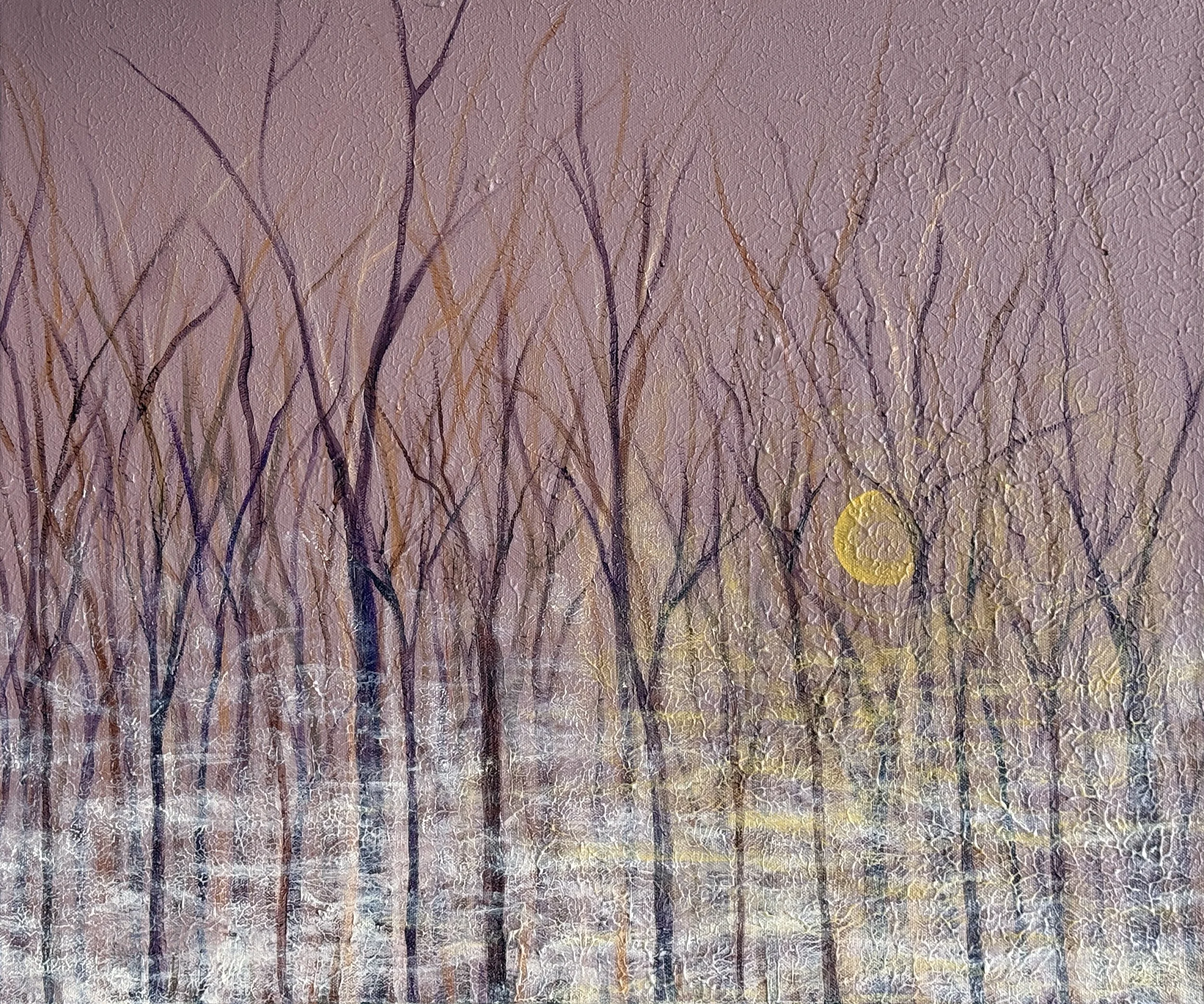 "Feeling The Darkness Tremble" - 20x24" Acrylic on Canvas