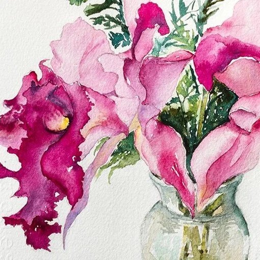 Cattleyas in a Vase