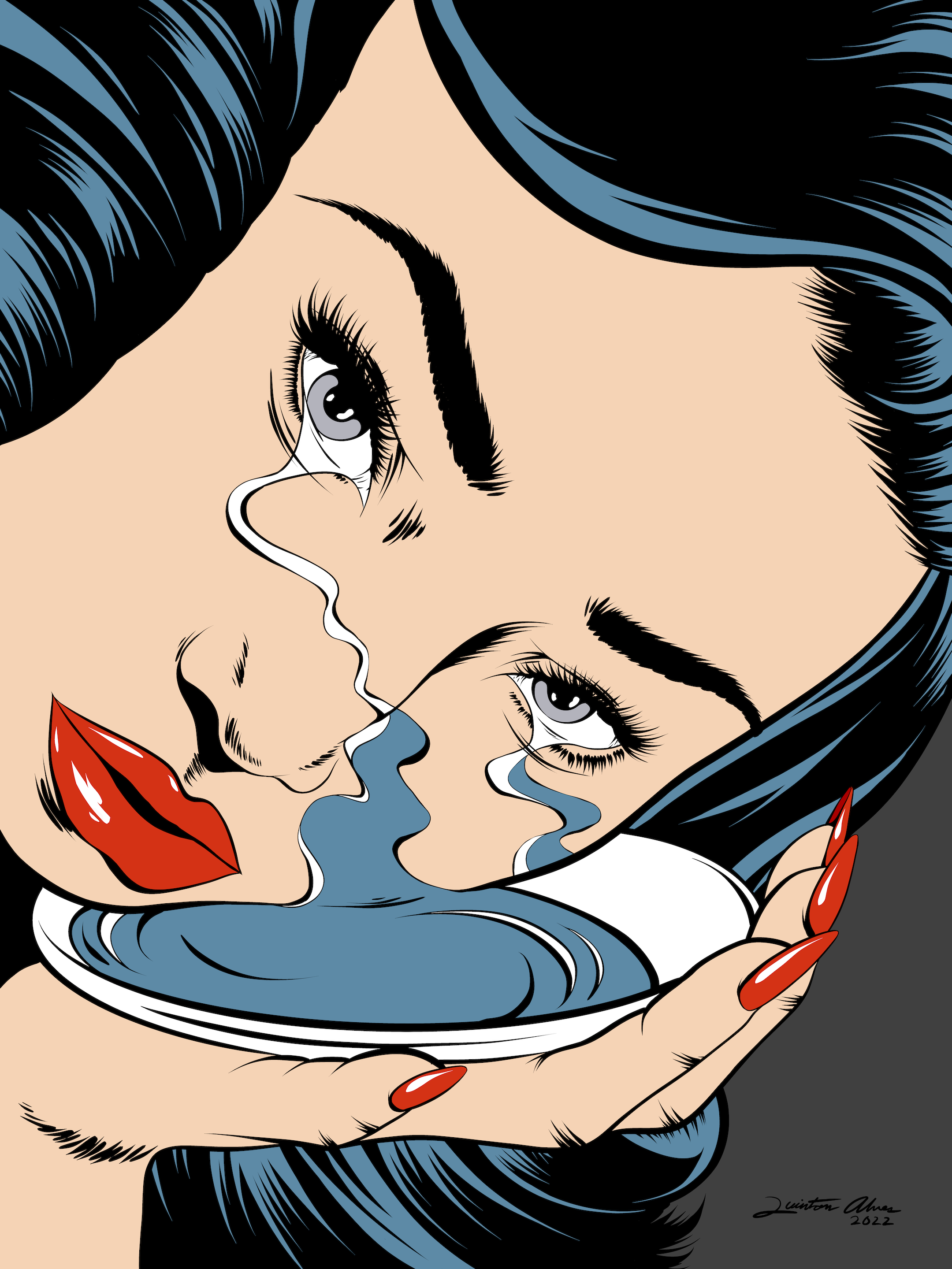 Cry Me a River — Digital, 30×40 in