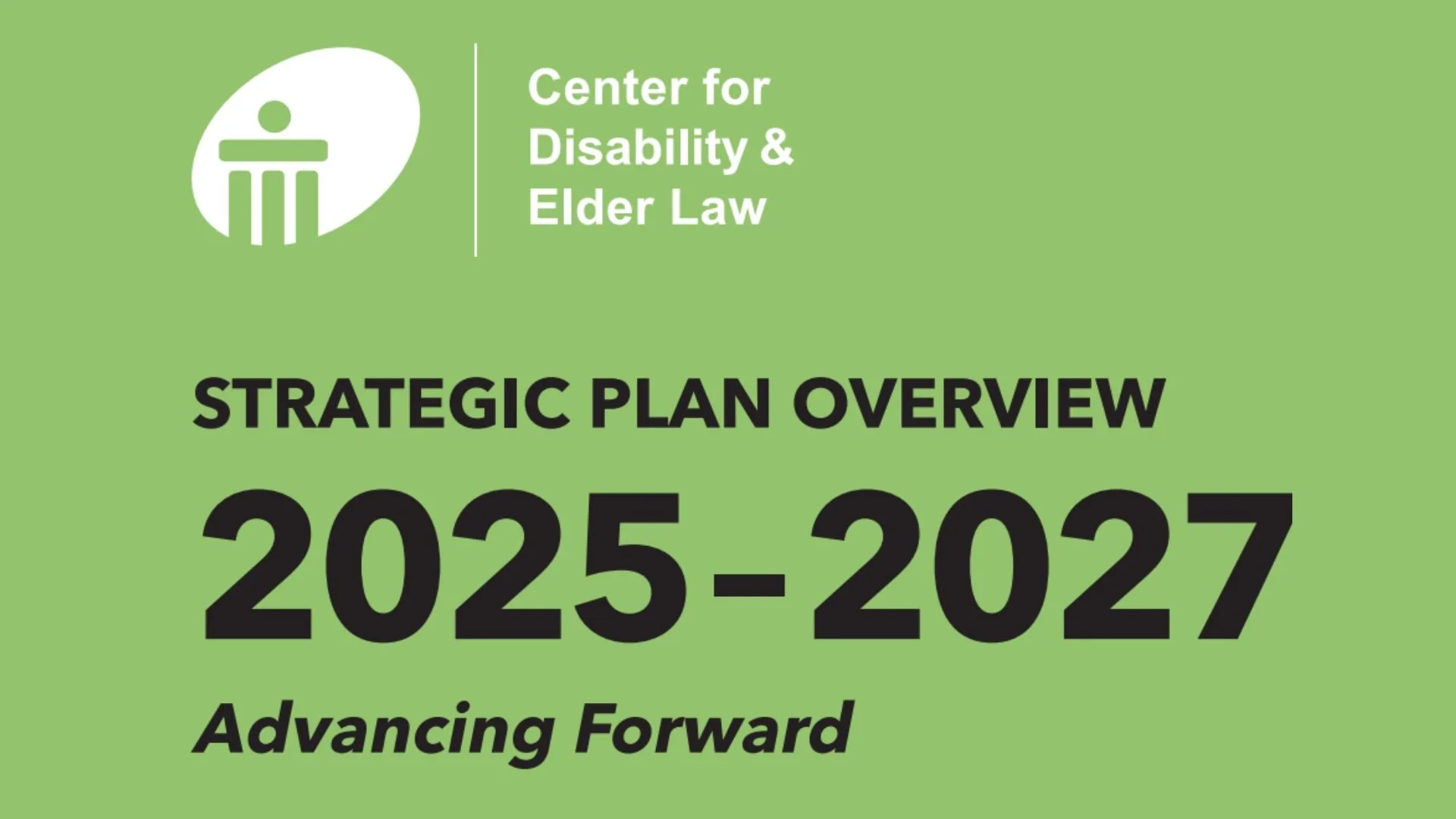 Title Page of CDEL's 2025-2027 Strategic Plan