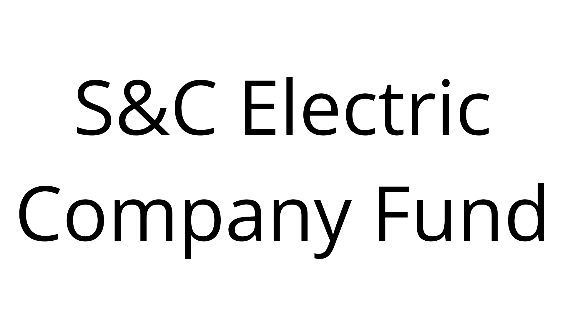 S&C Electric Company Fund Logo