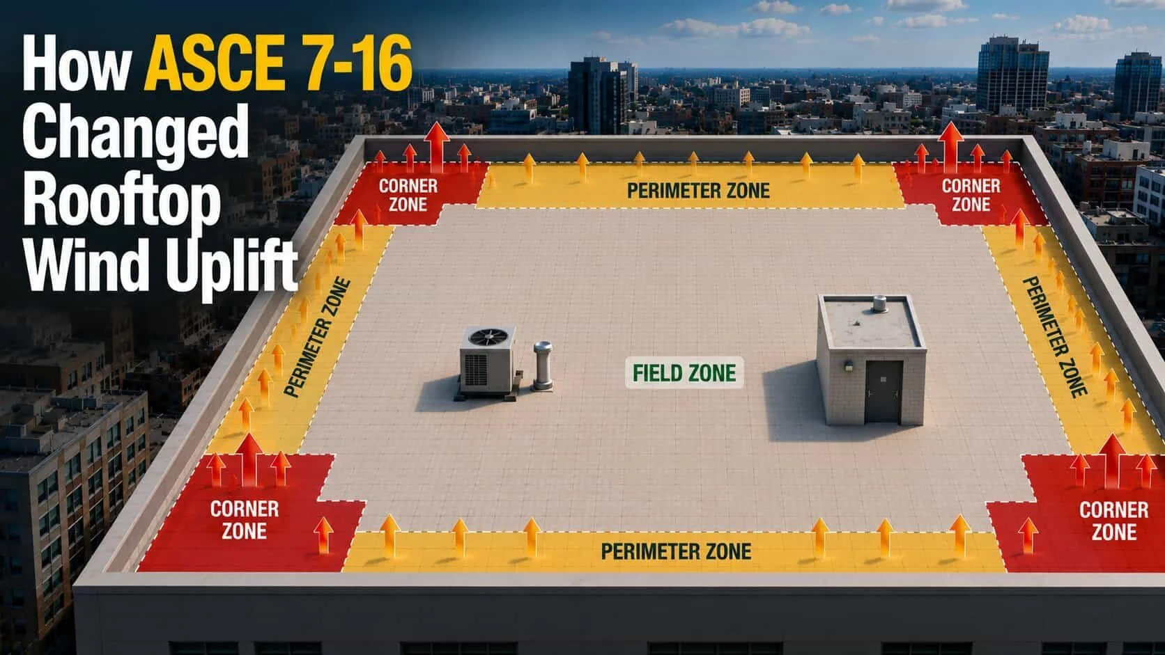 ASCE 7-16 and Rooftop Wind Uplift, Part 1: What Changed, Why It Matters, and How to Read the Calculation